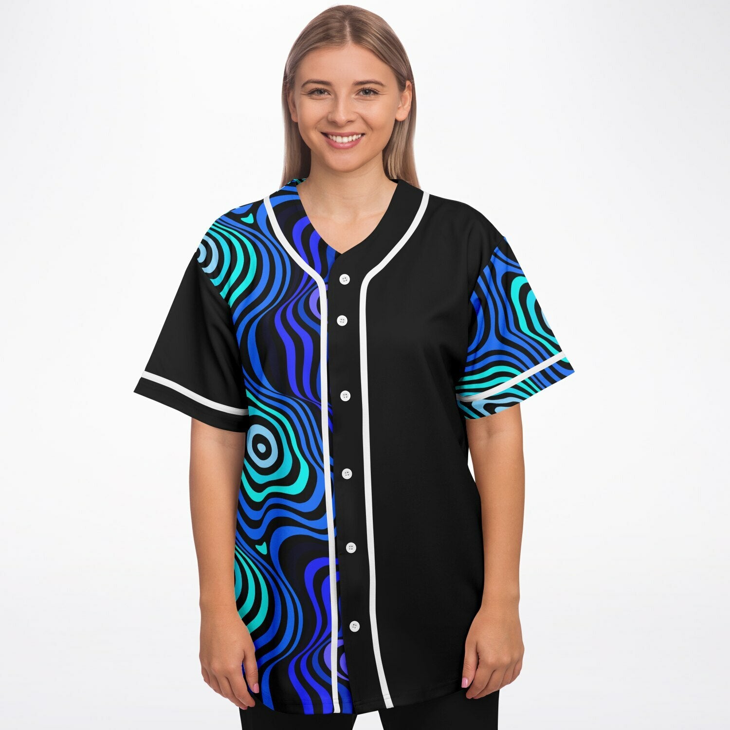 Camiseta de béisbol torcida