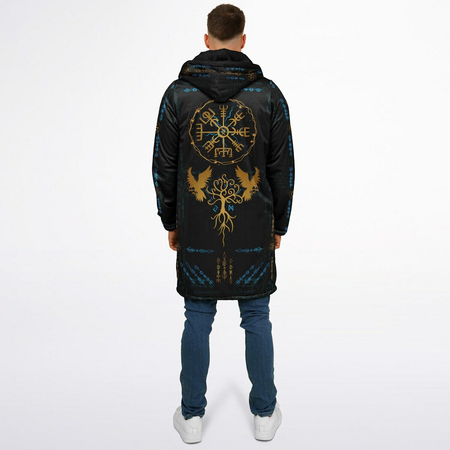 Cape en peluche à fermeture éclair Stormraven