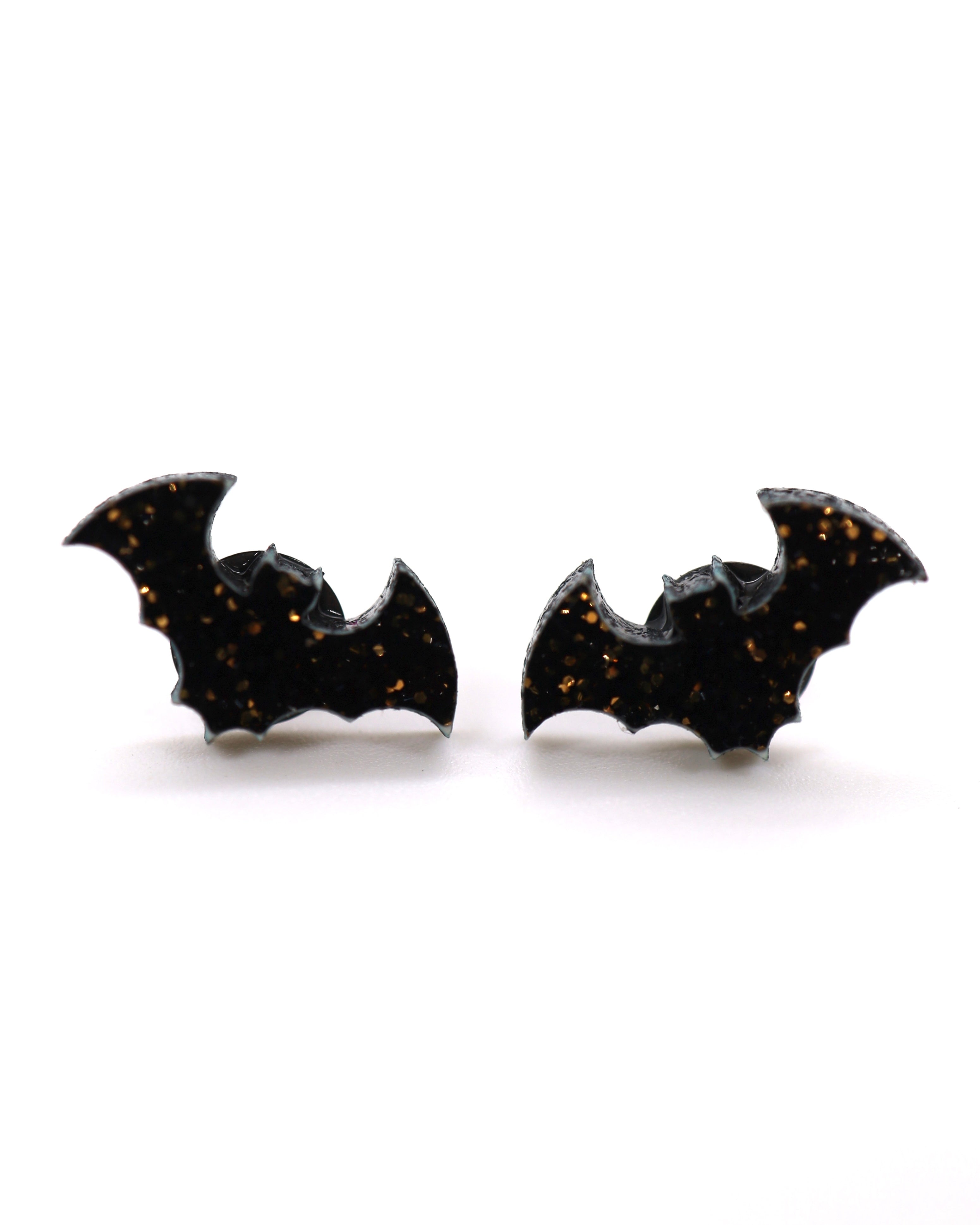 Boucles d'oreilles à tige en forme de chauve-souris