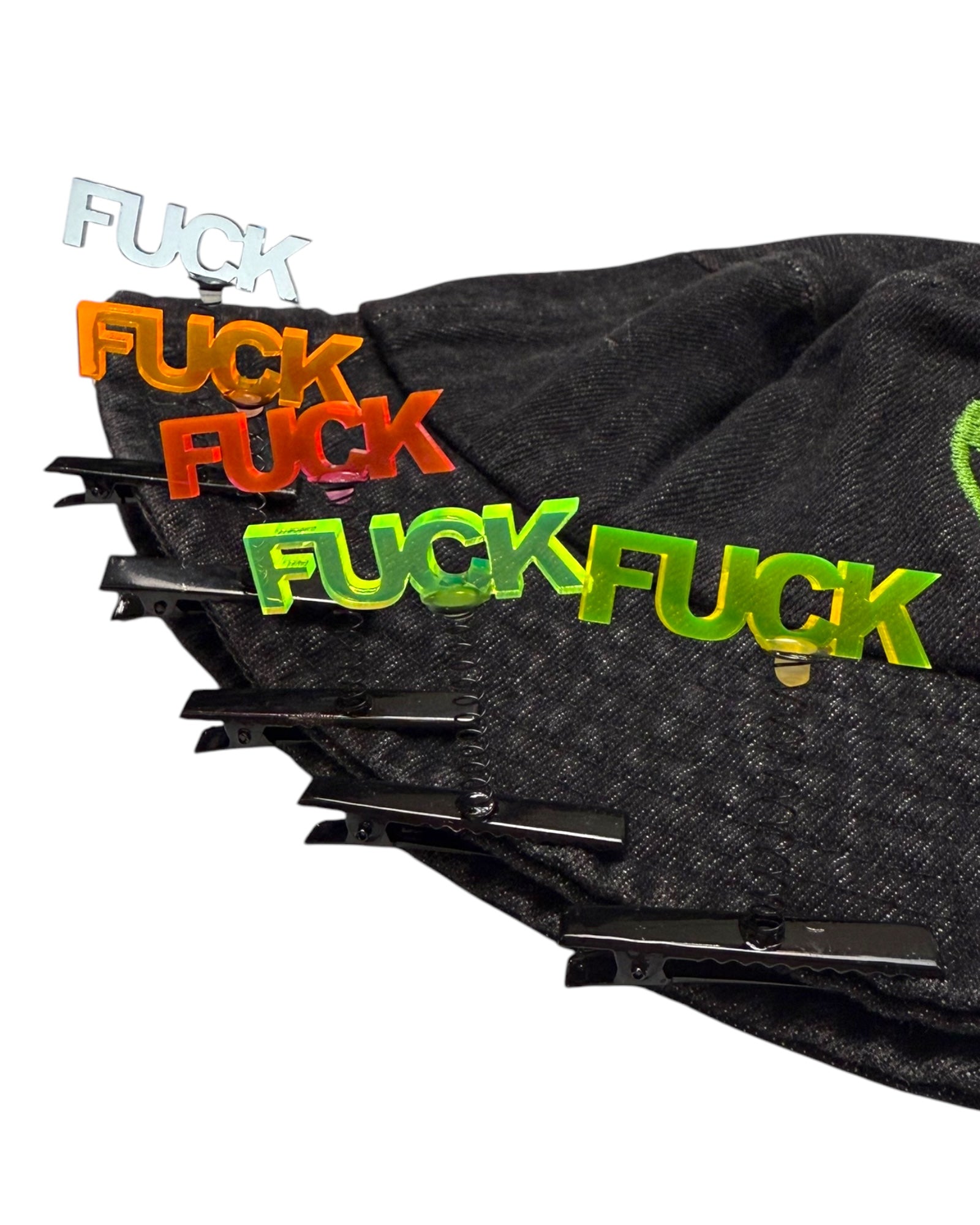 Fucks To Give UV Sprout Clips 5-PC Set