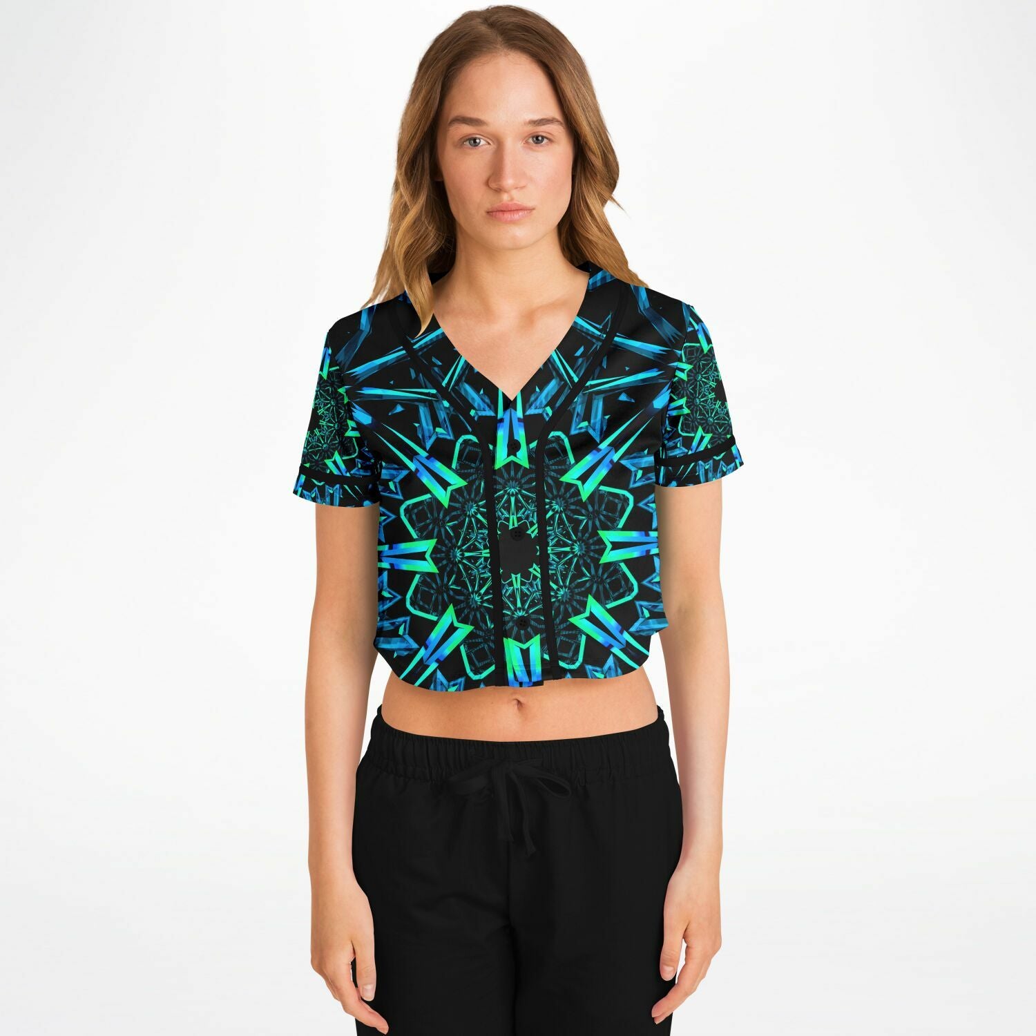Fractals Cropped Jersey