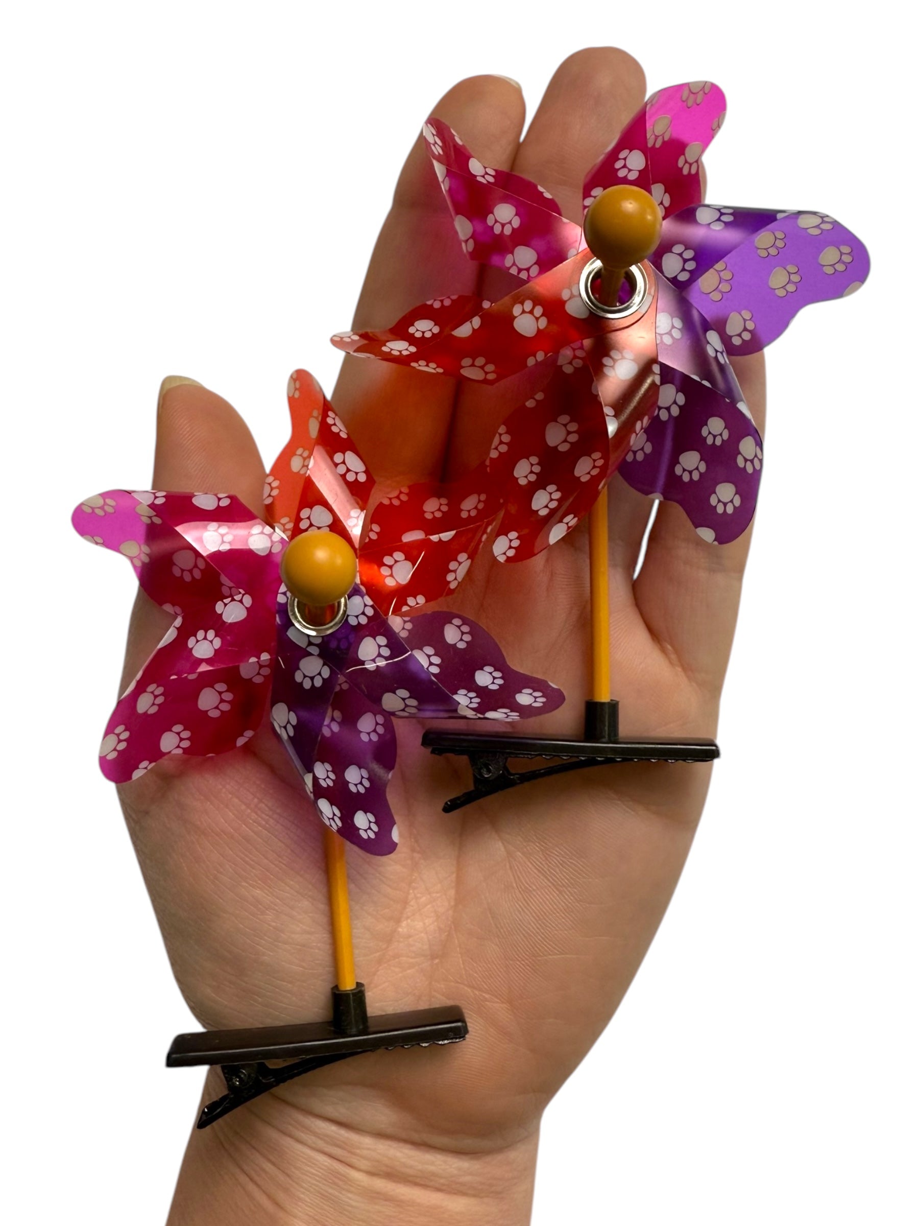 Pinwheel Hat Clips 2-PC Set