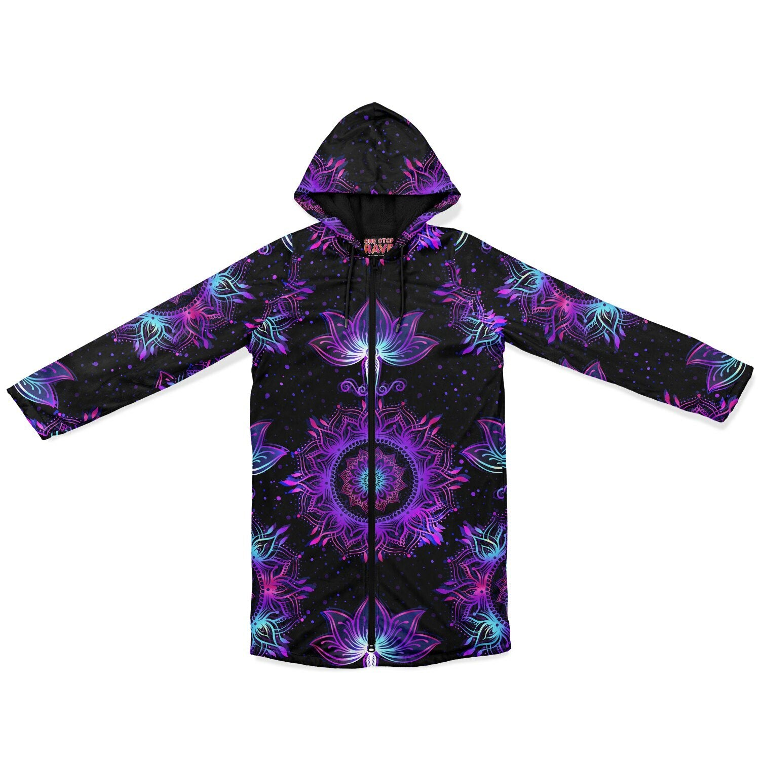 Starlight Mandala Zipper Plush Cloak
