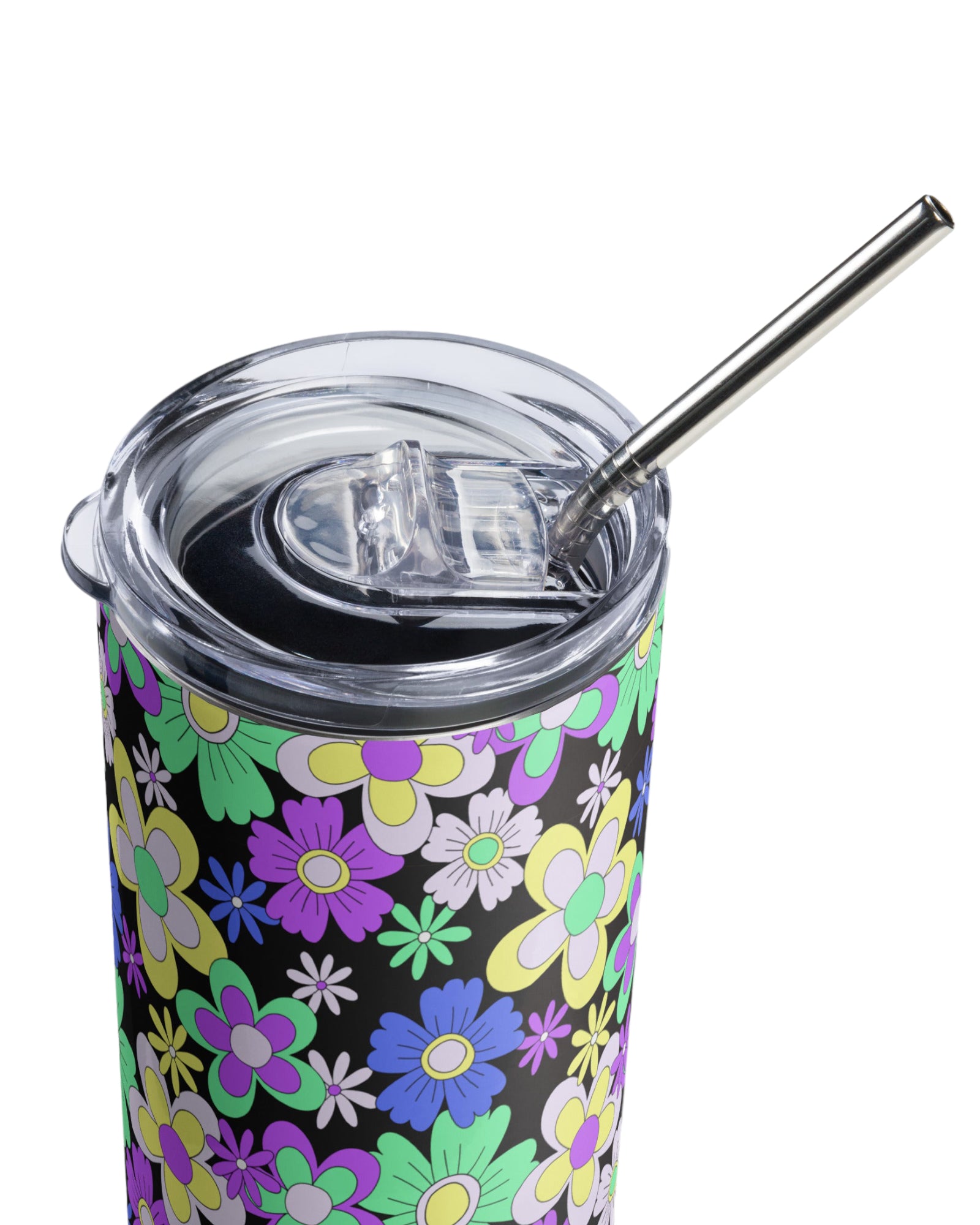 Crazy Daisy Stainless Steel Tumbler