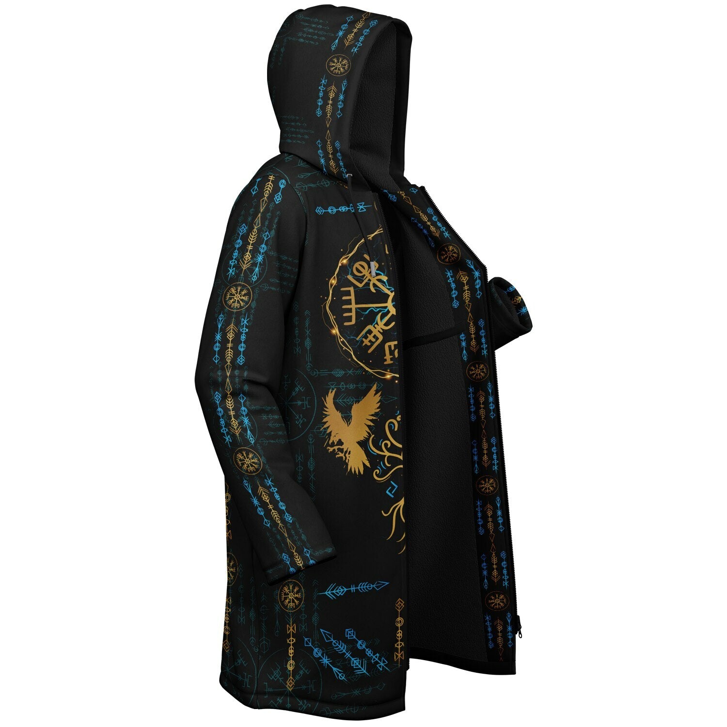 Cape en peluche à fermeture éclair Stormraven