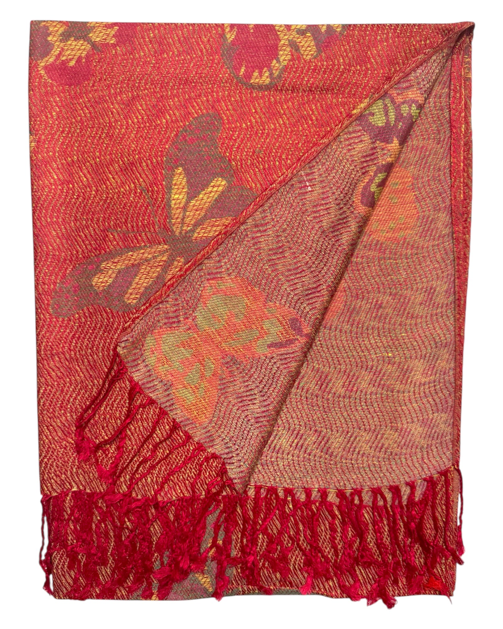 Pashmina bordeaux Butterfly Flutter Rave
