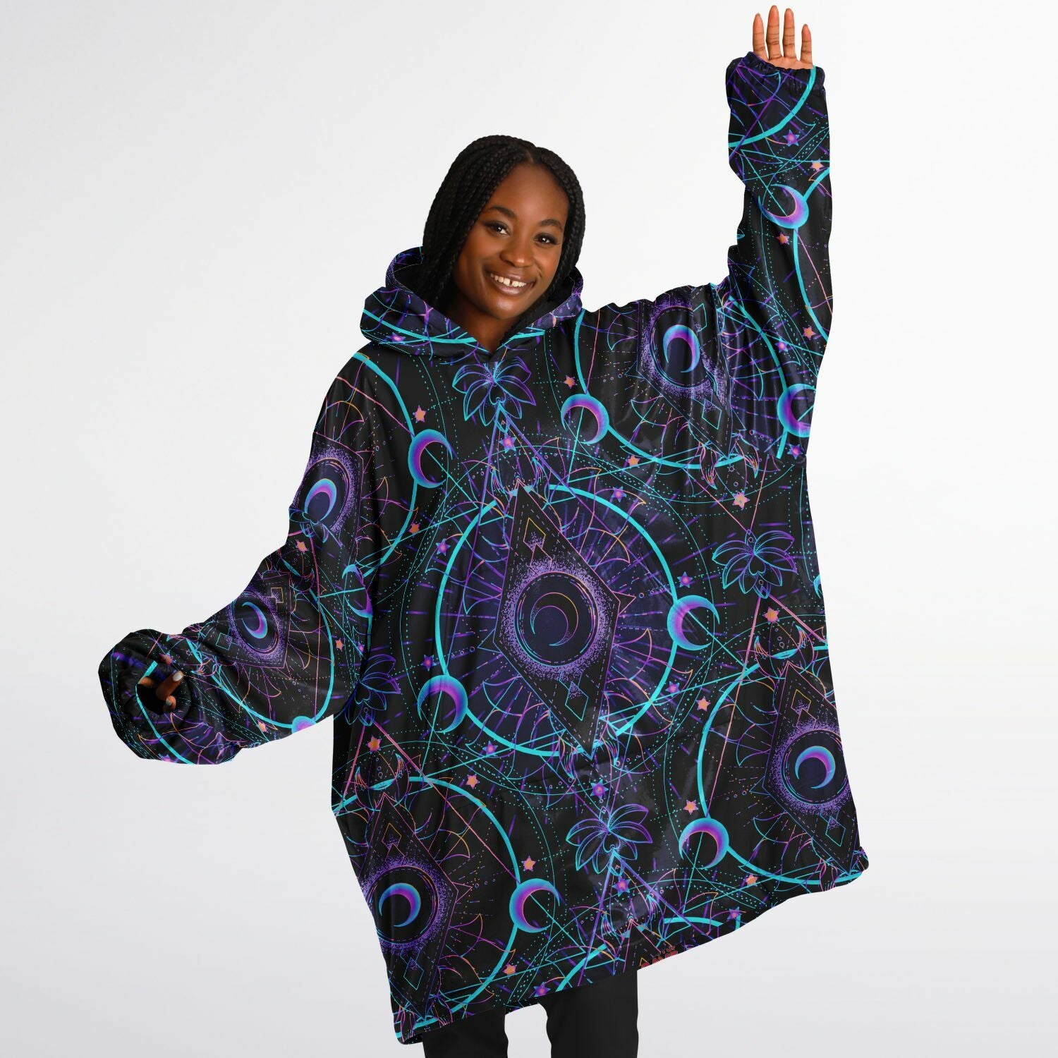 Mushroom Astrology Cloud Hoodie