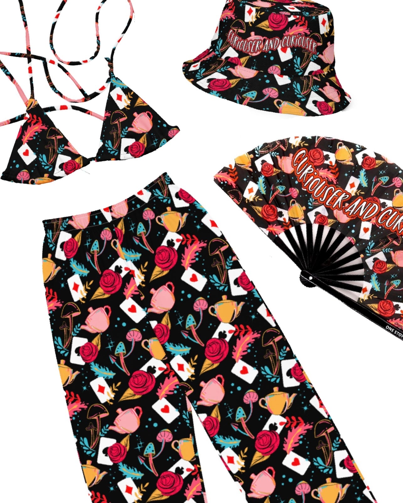 Haut de bikini Curiouser and Curiouser