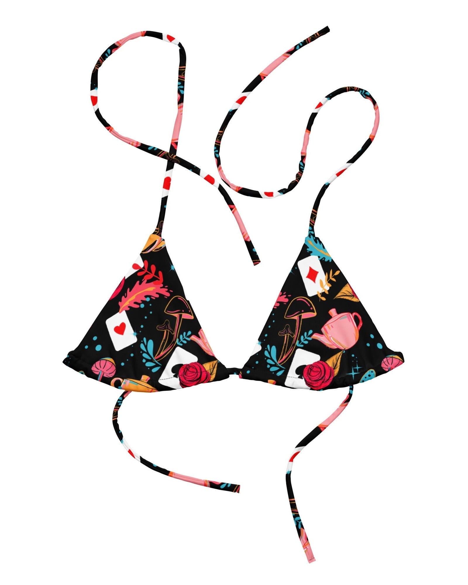 Haut de bikini Curiouser and Curiouser