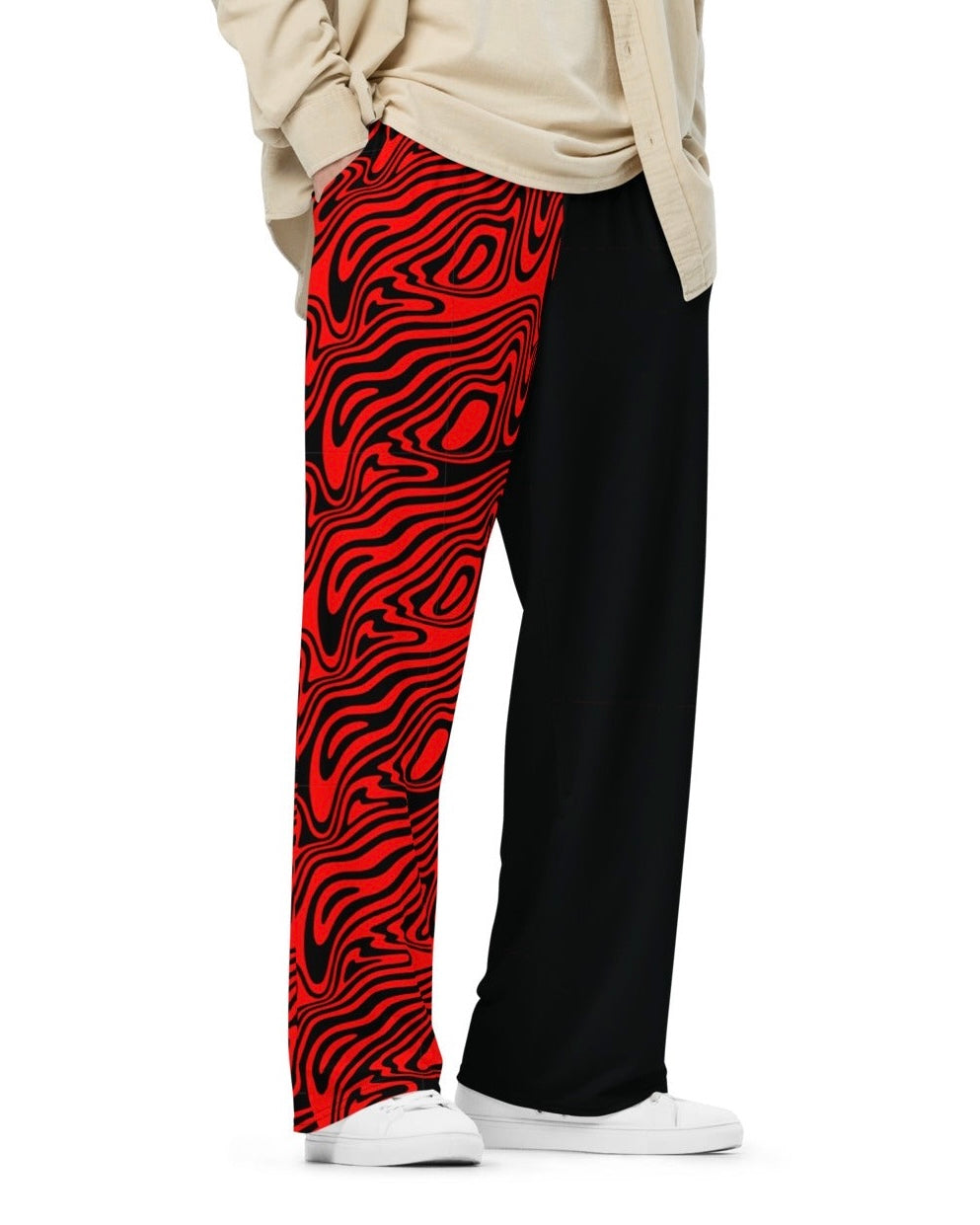Hypnotic Split Luxe Wide Leg Pants