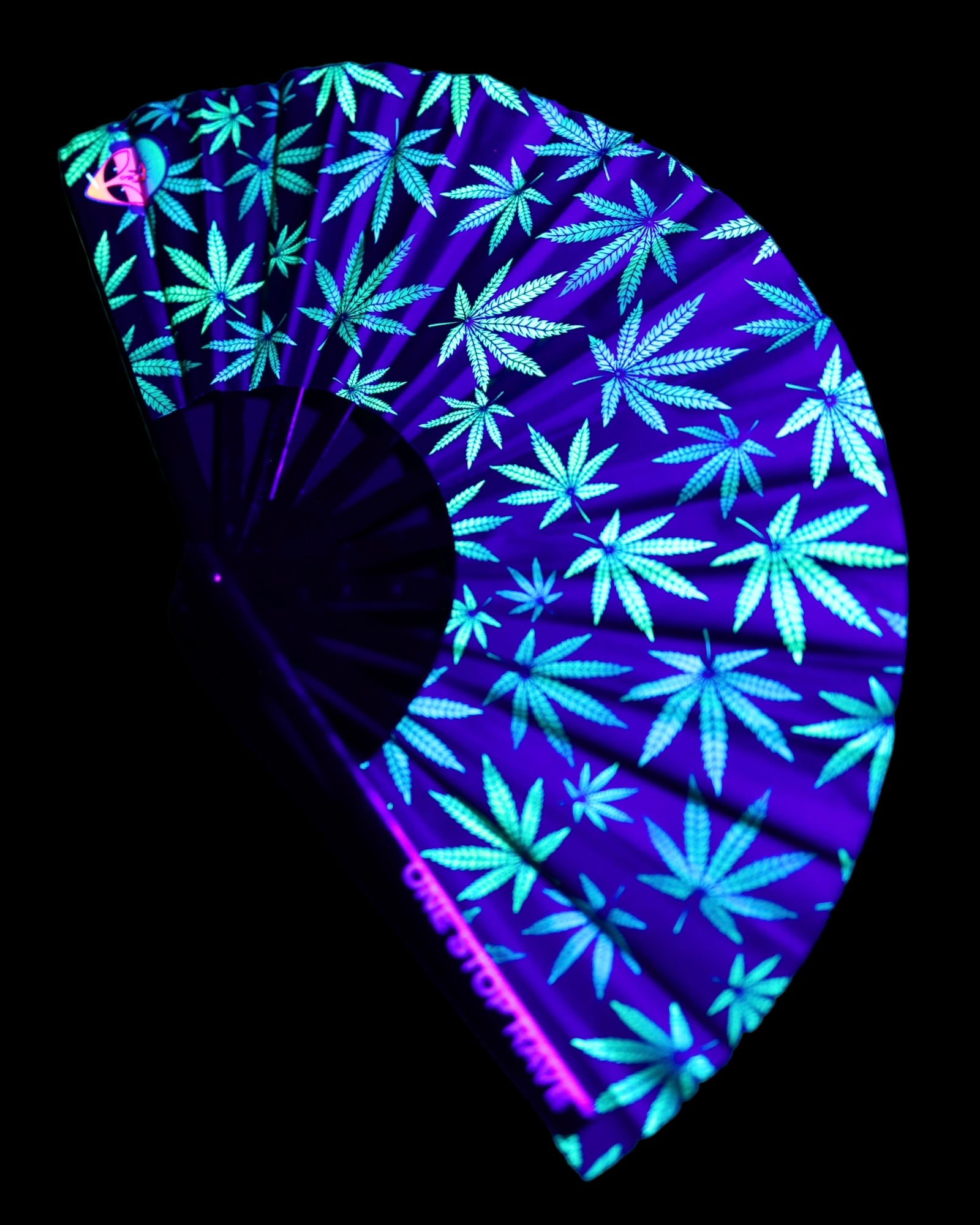 Mary Jane Hand Fan, Festival Fans 13.5", - One Stop Rave