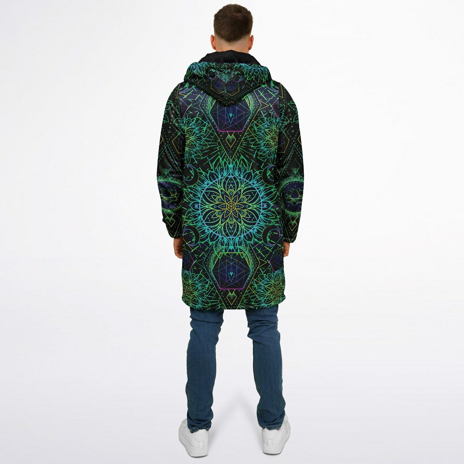 Tranquility Zipper Plush Cloak