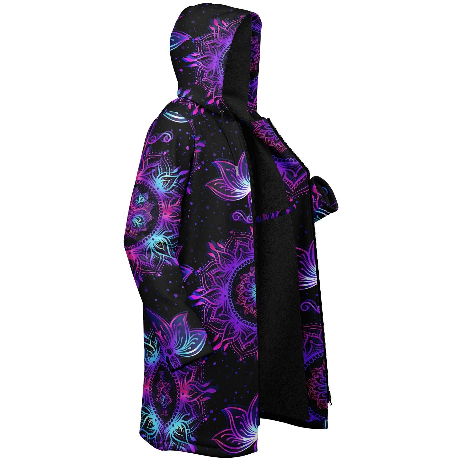 Starlight Mandala Zipper Plush Cloak