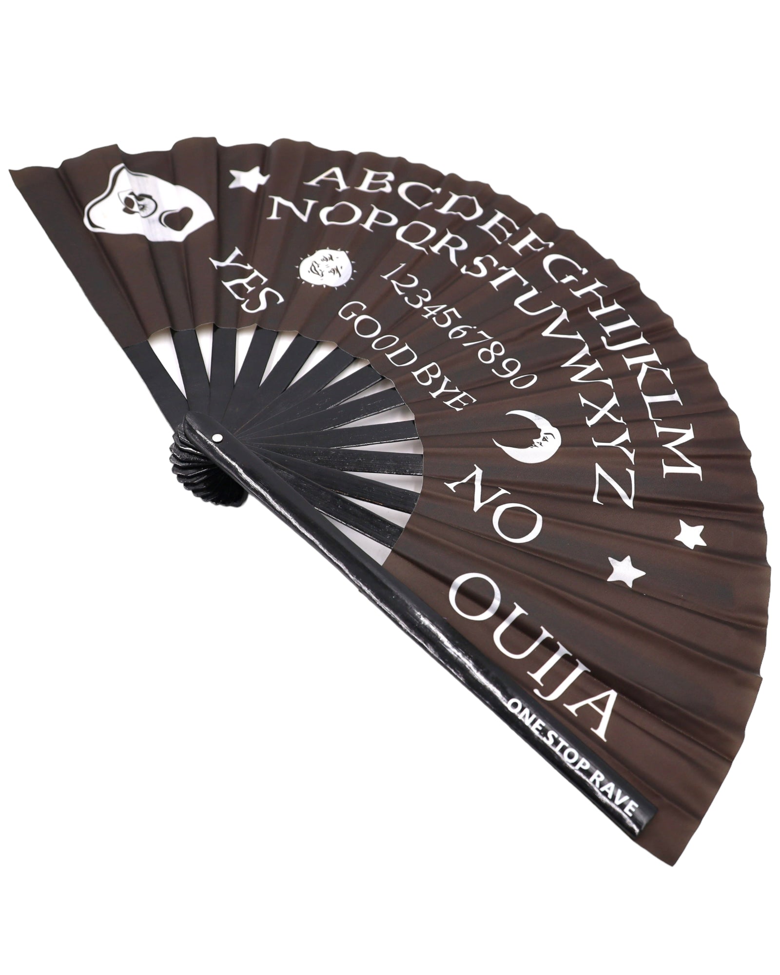 Wake The Dead Hand Fan, Festival Fans 13.5", - One Stop Rave