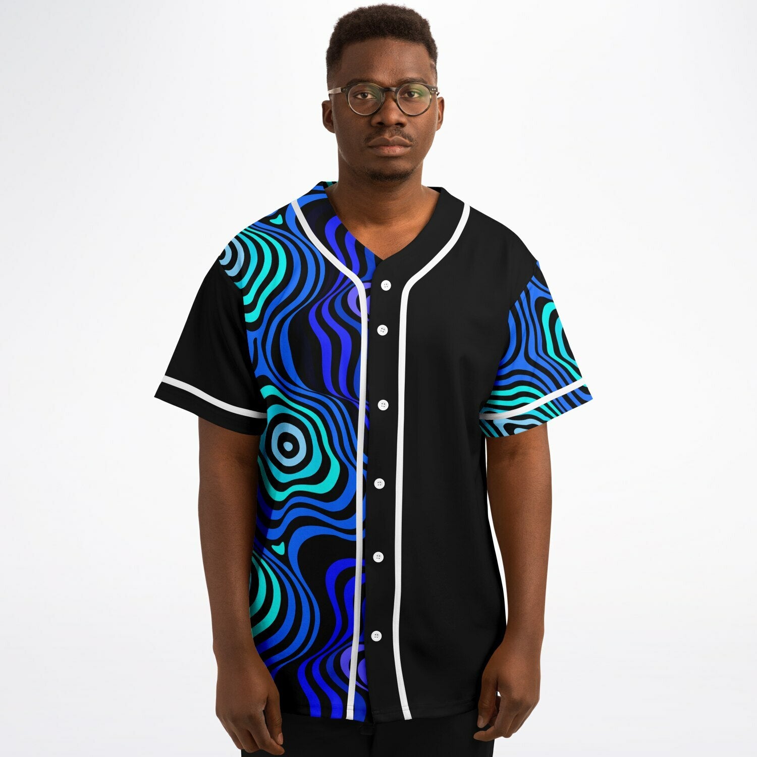 Camiseta de béisbol torcida