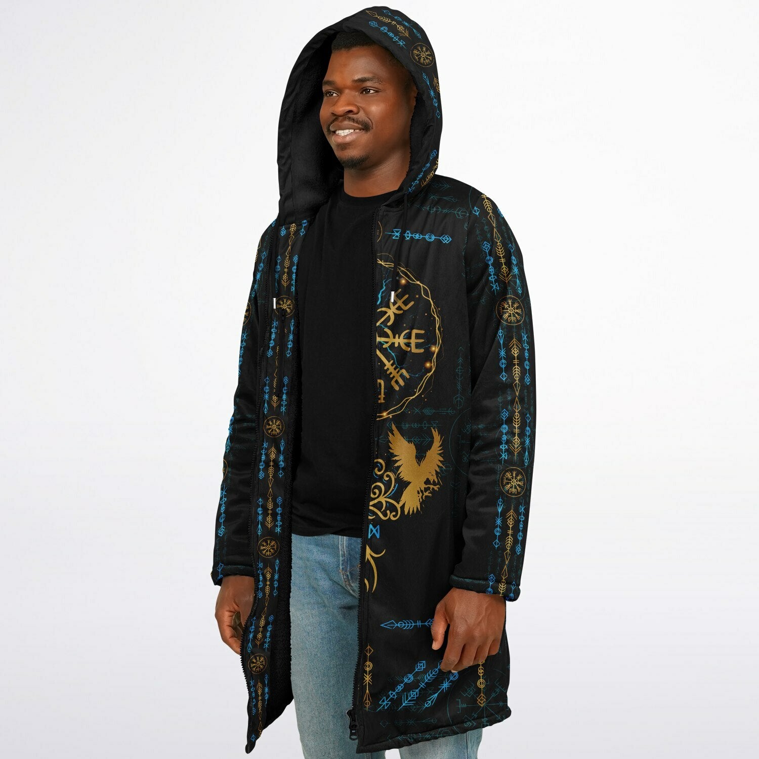 Cape en peluche à fermeture éclair Stormraven