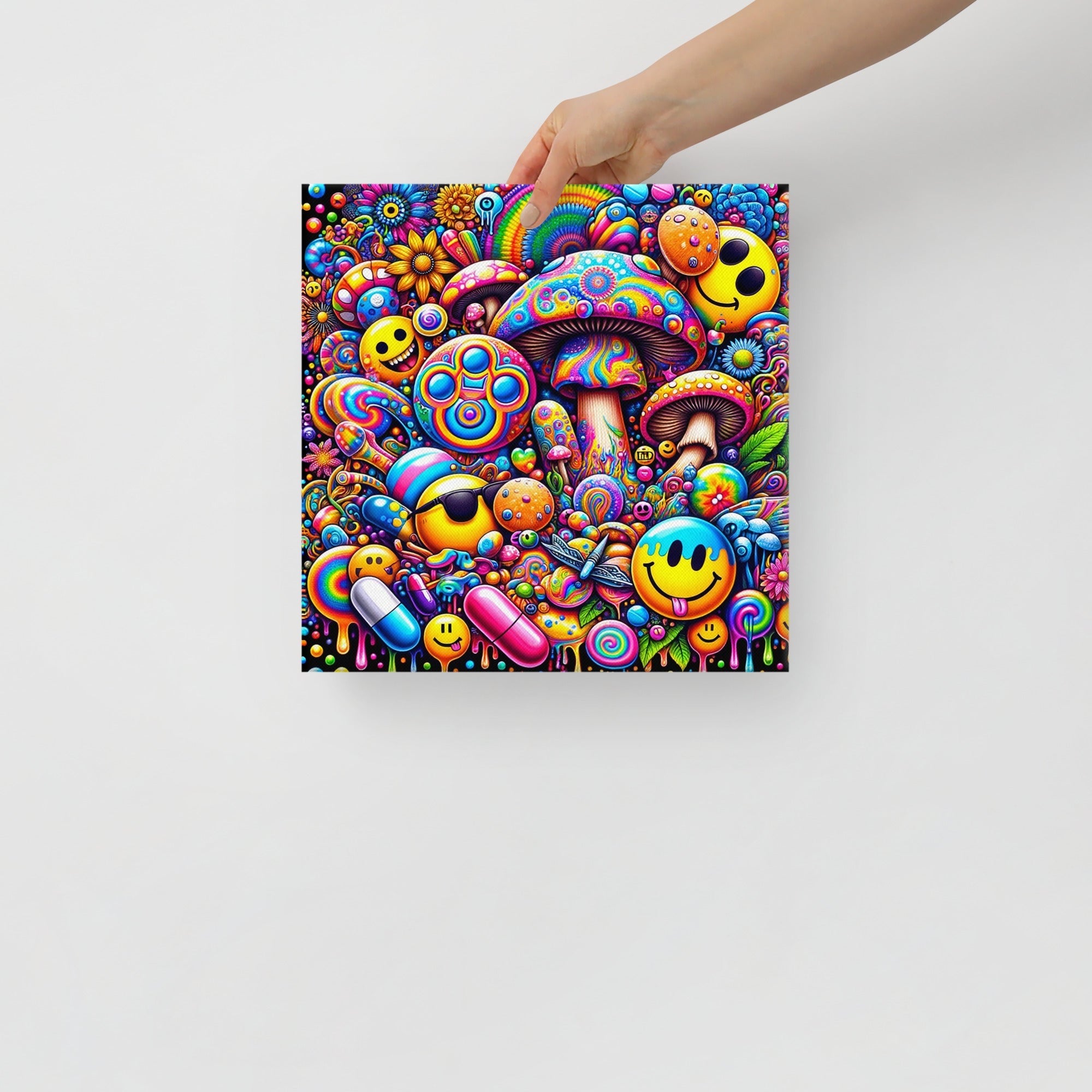 Hallucinogenic Harmony Canvas