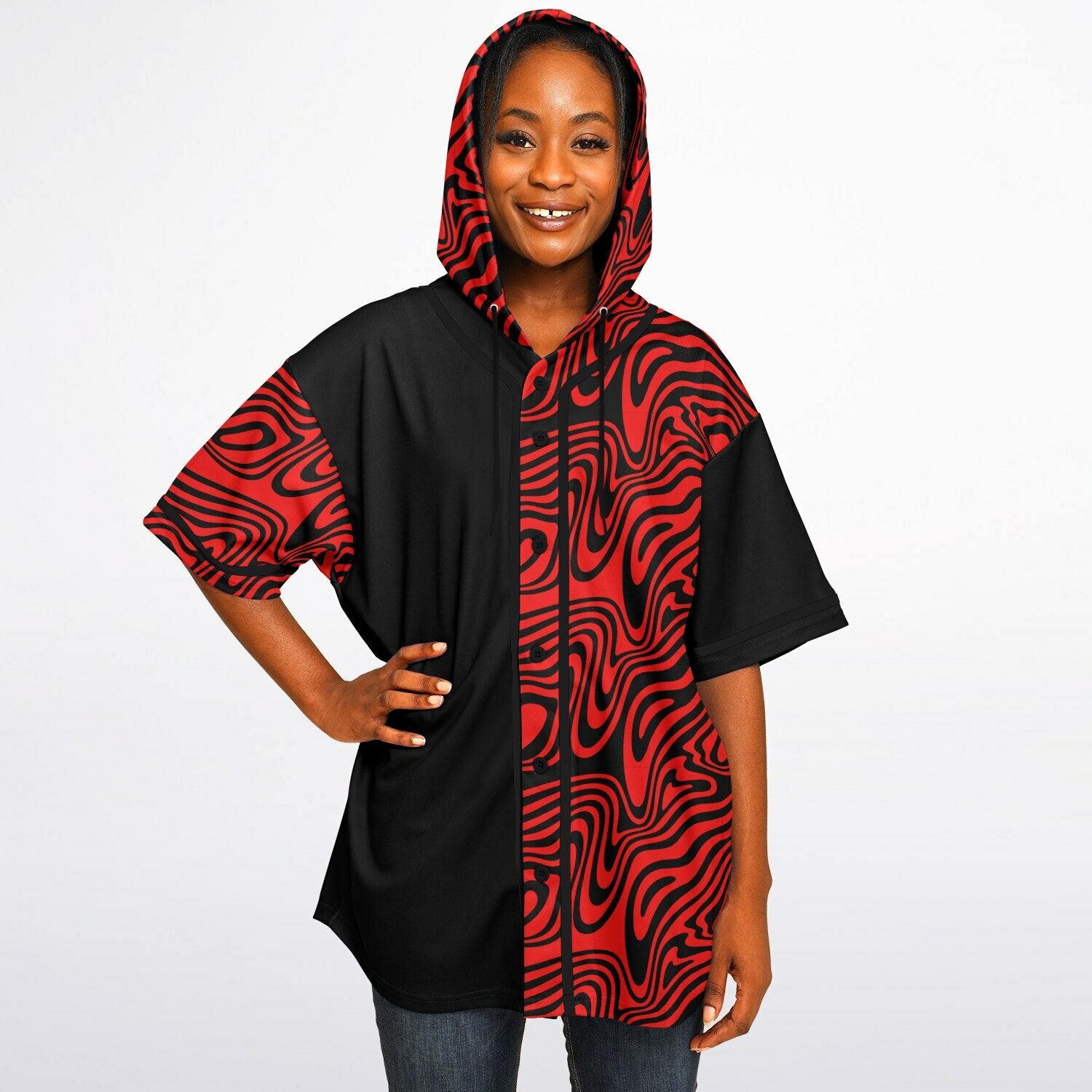 Maillot de baseball à capuche hypnotique