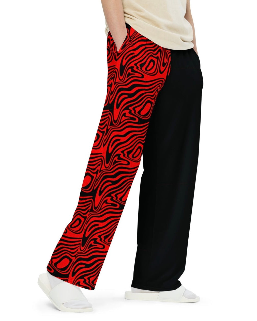 Hypnotic Split Luxe Wide Leg Pants