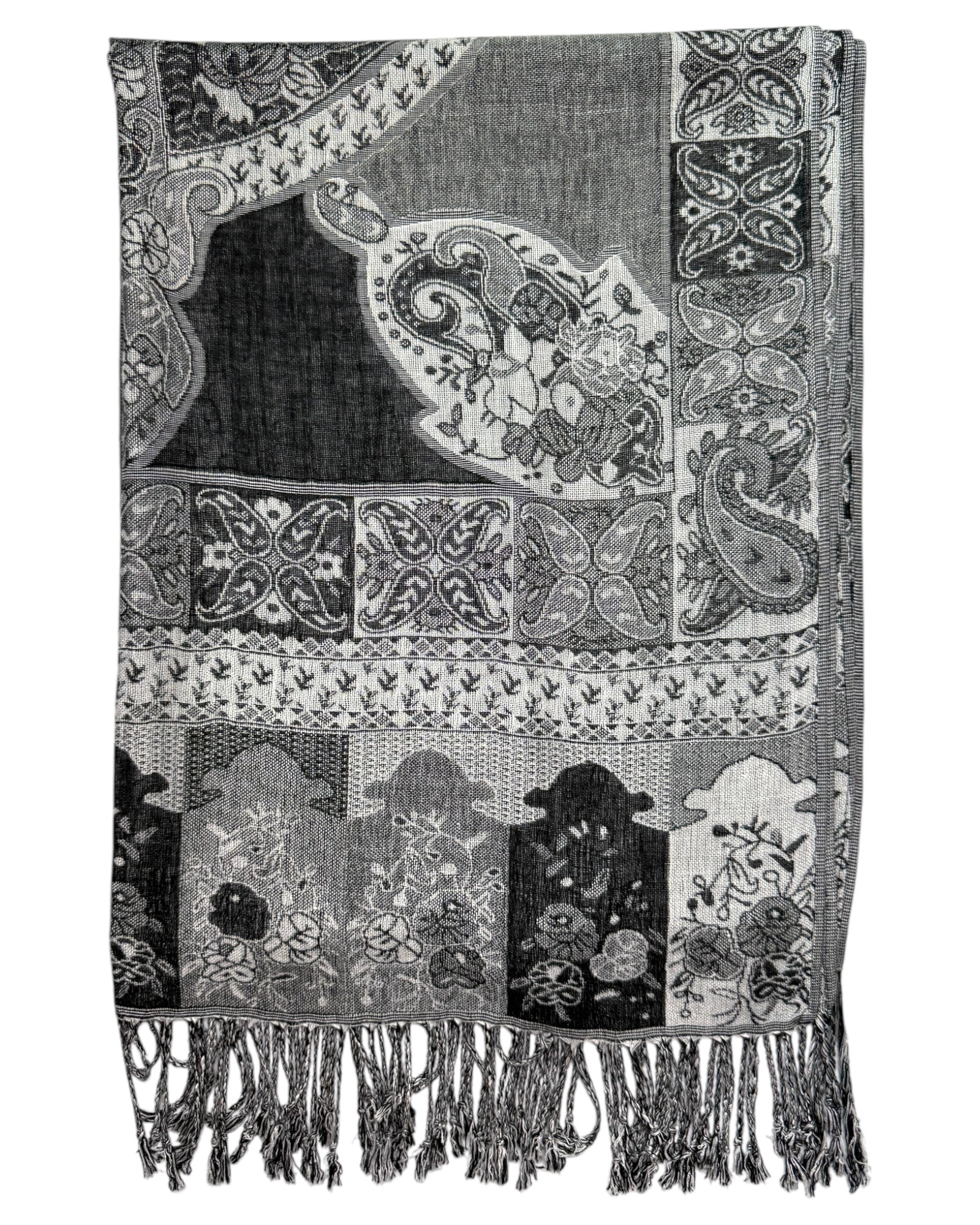 Festival Pashmina with tassel ends