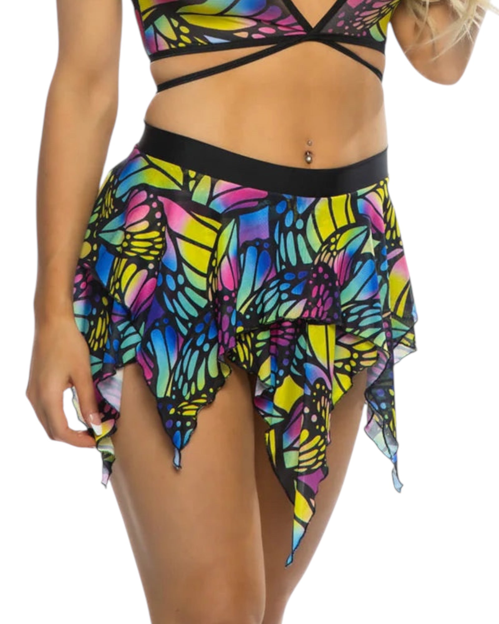 Butterfly Mesh Fairy Skirt | Women's Rave Outfit