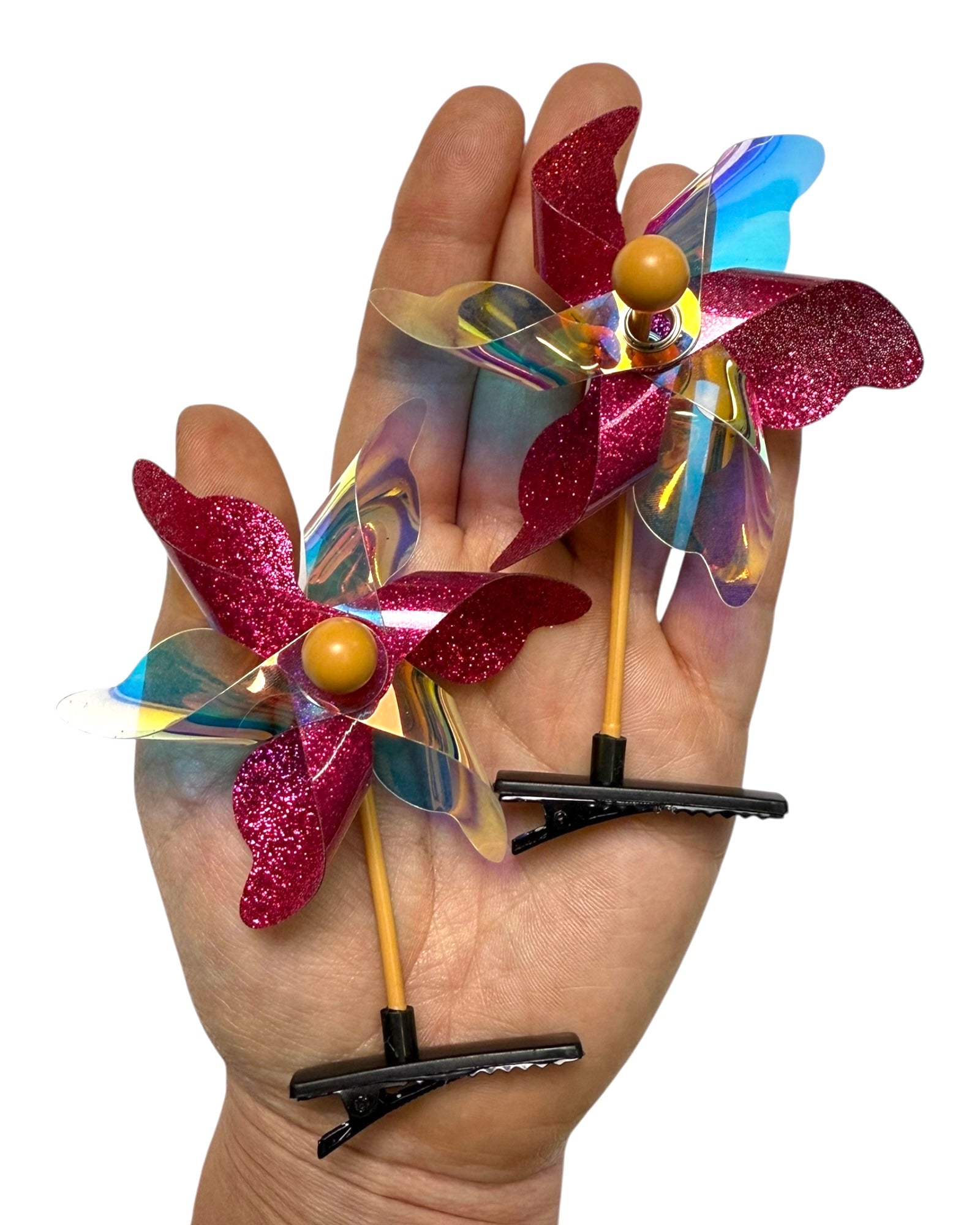 Pinwheel Hat Clips 2-PC Set