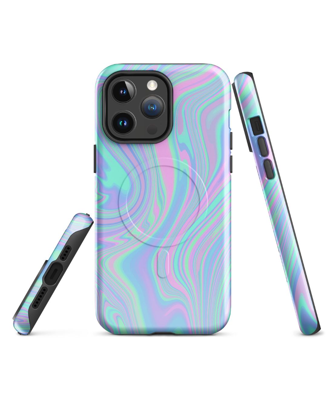 Cotton Candy Swirl MagSafe® Tough Case for iPhone®