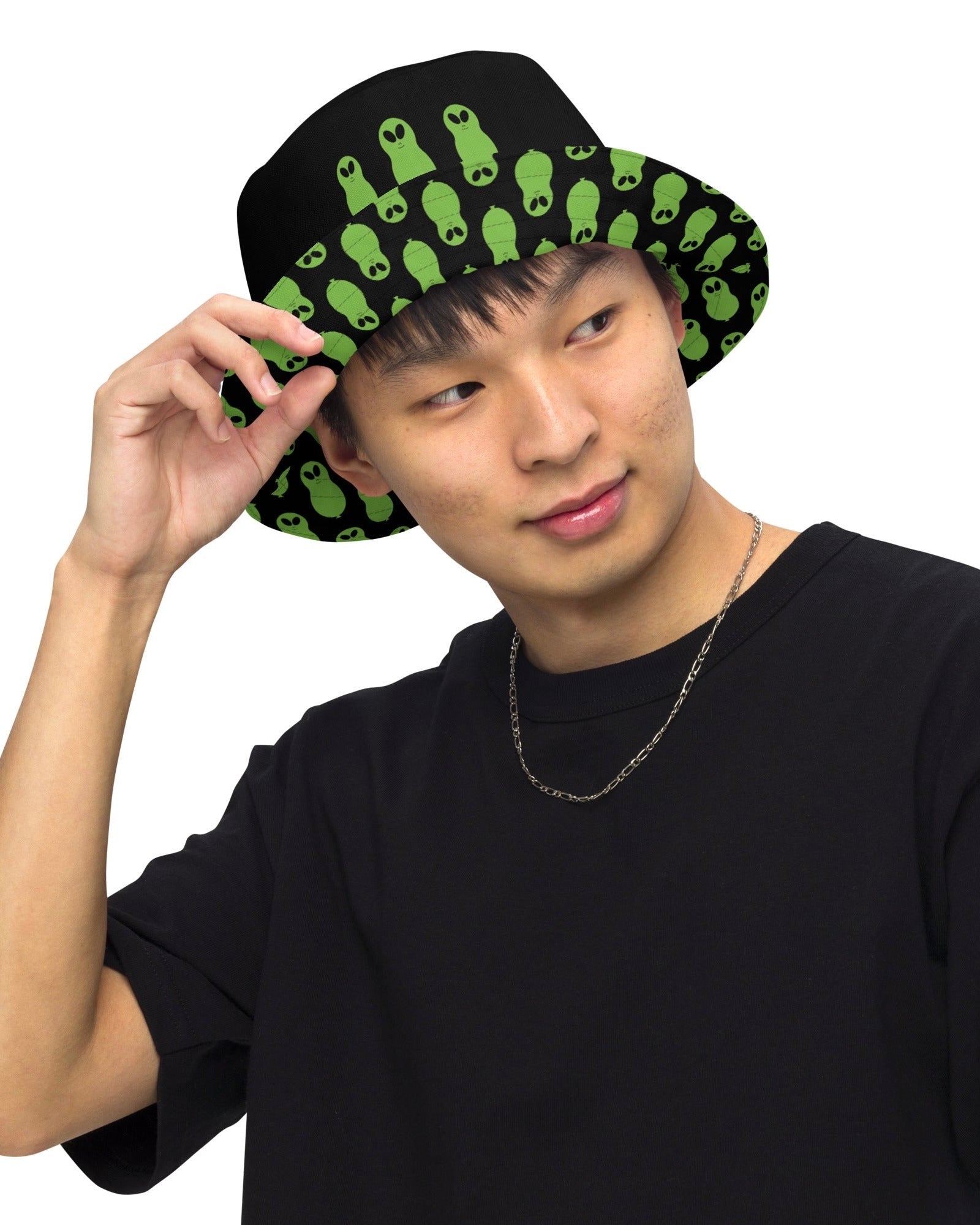 Sombrero de pescador reversible con globo de Kevin