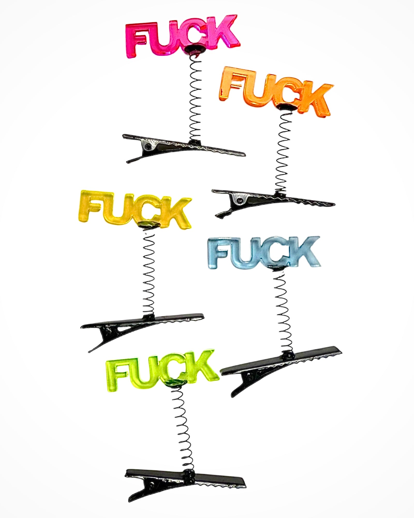 Fucks To Give UV Sprout Clips 5-PC Set