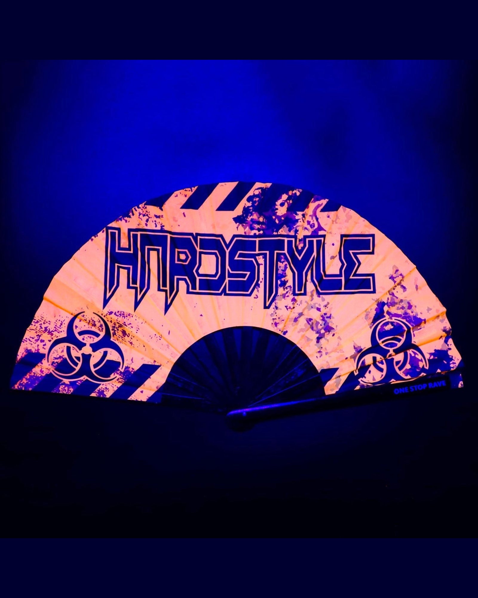 Hardstyle Hand Fan, Festival Fans 13.5", - One Stop Rave