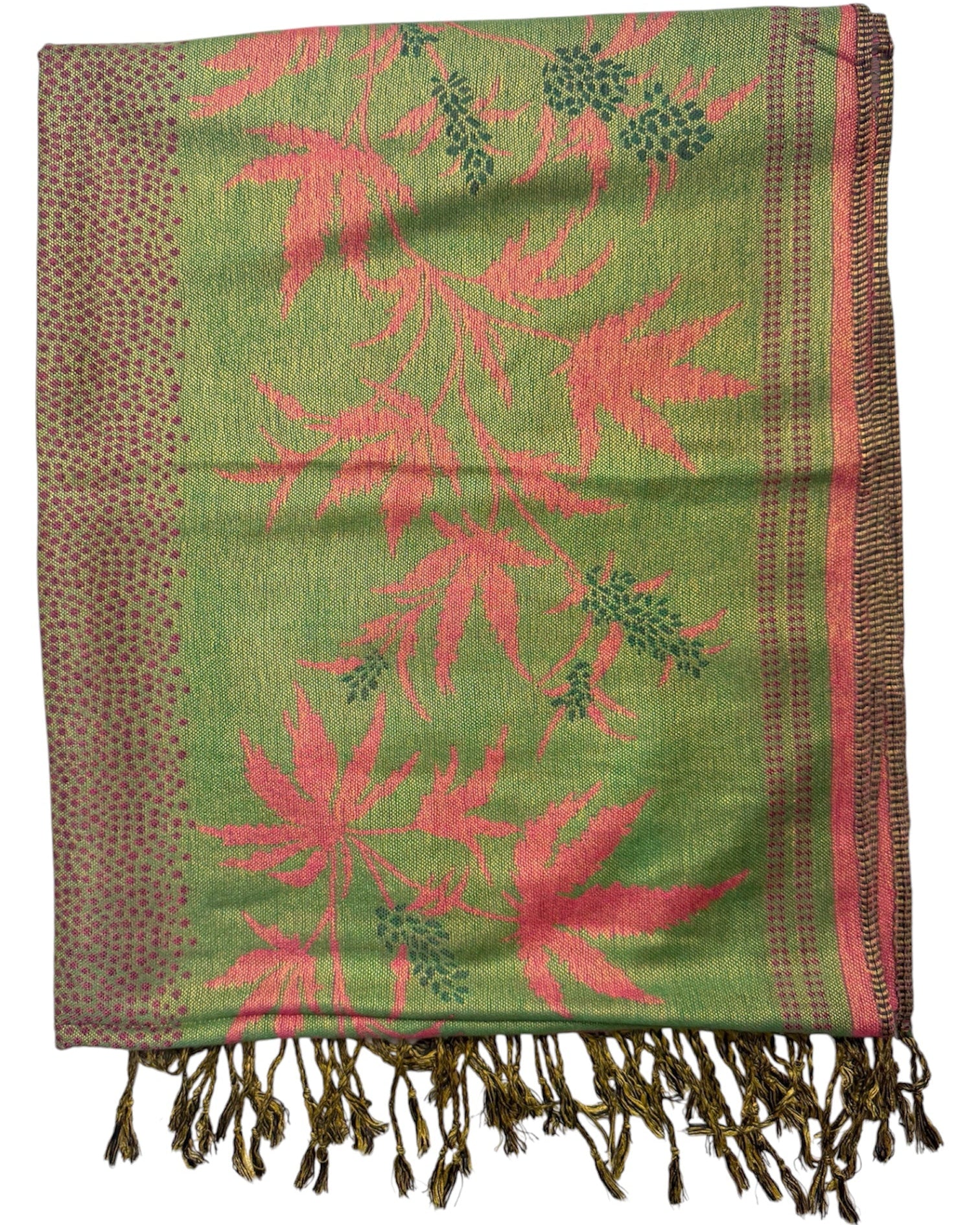 Plum Blaze Reversible Rave Pashmina