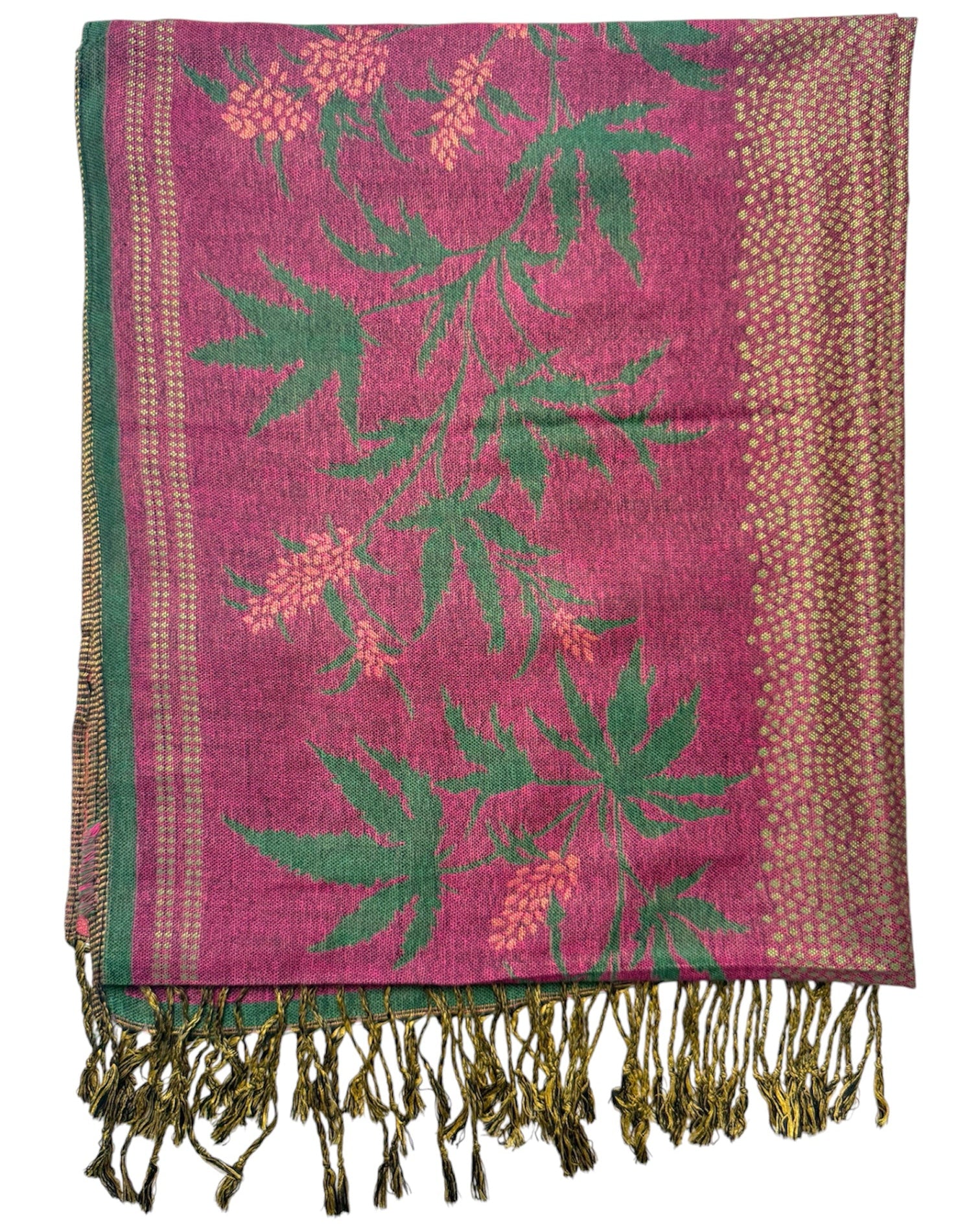 Plum Blaze Reversible Rave Pashmina