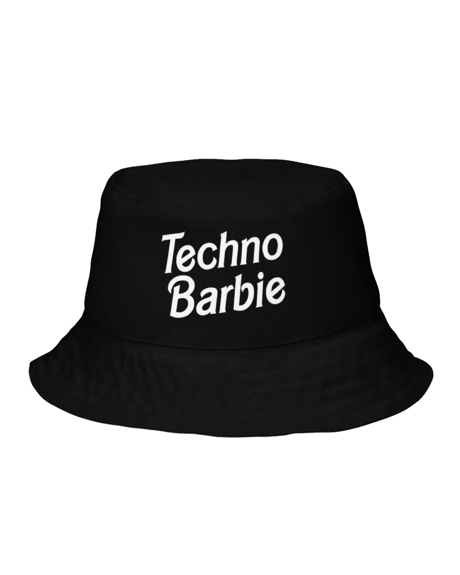 Techno Black Bucket Hat