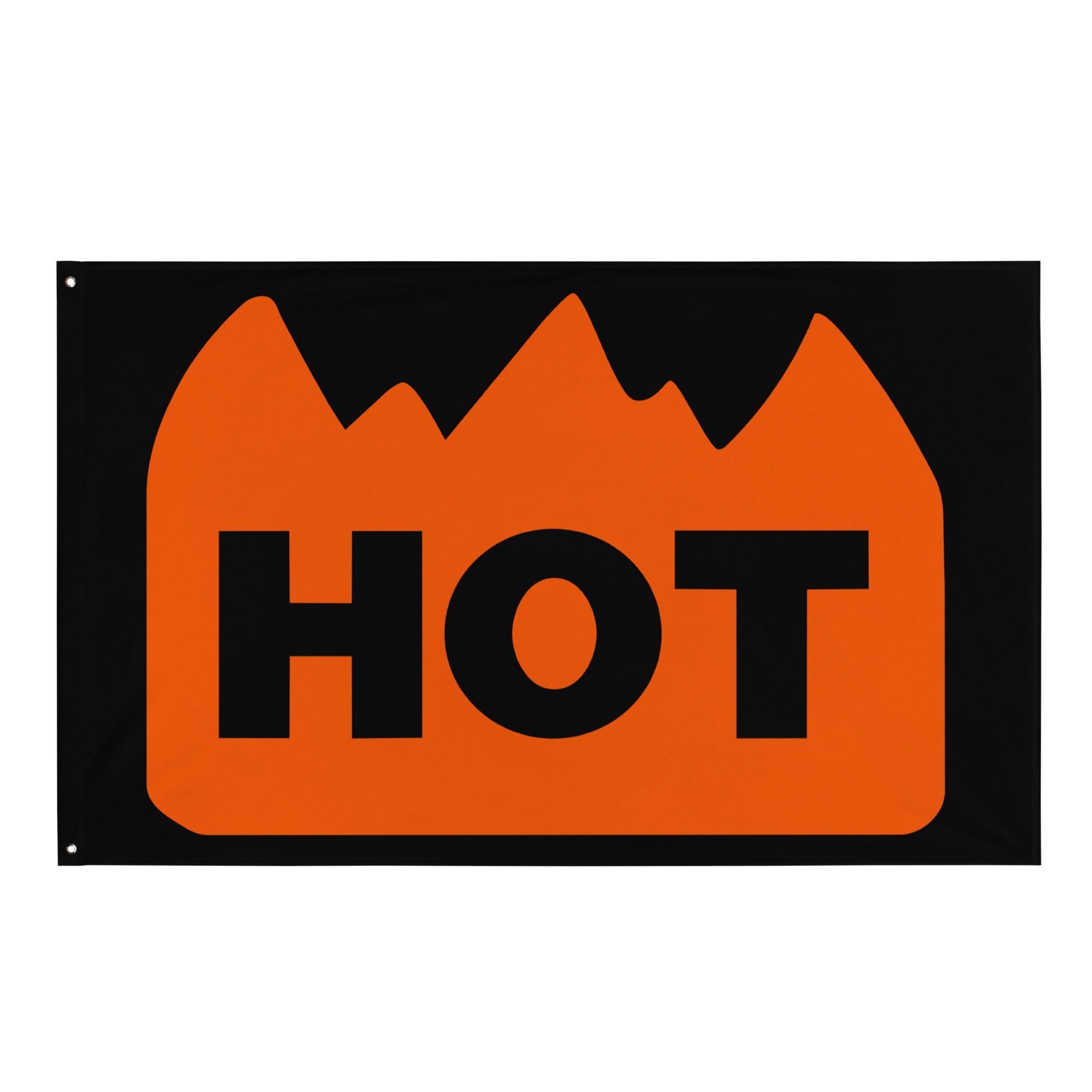 Hot Sticker Festival Flag inspired by stickers passed around at raves