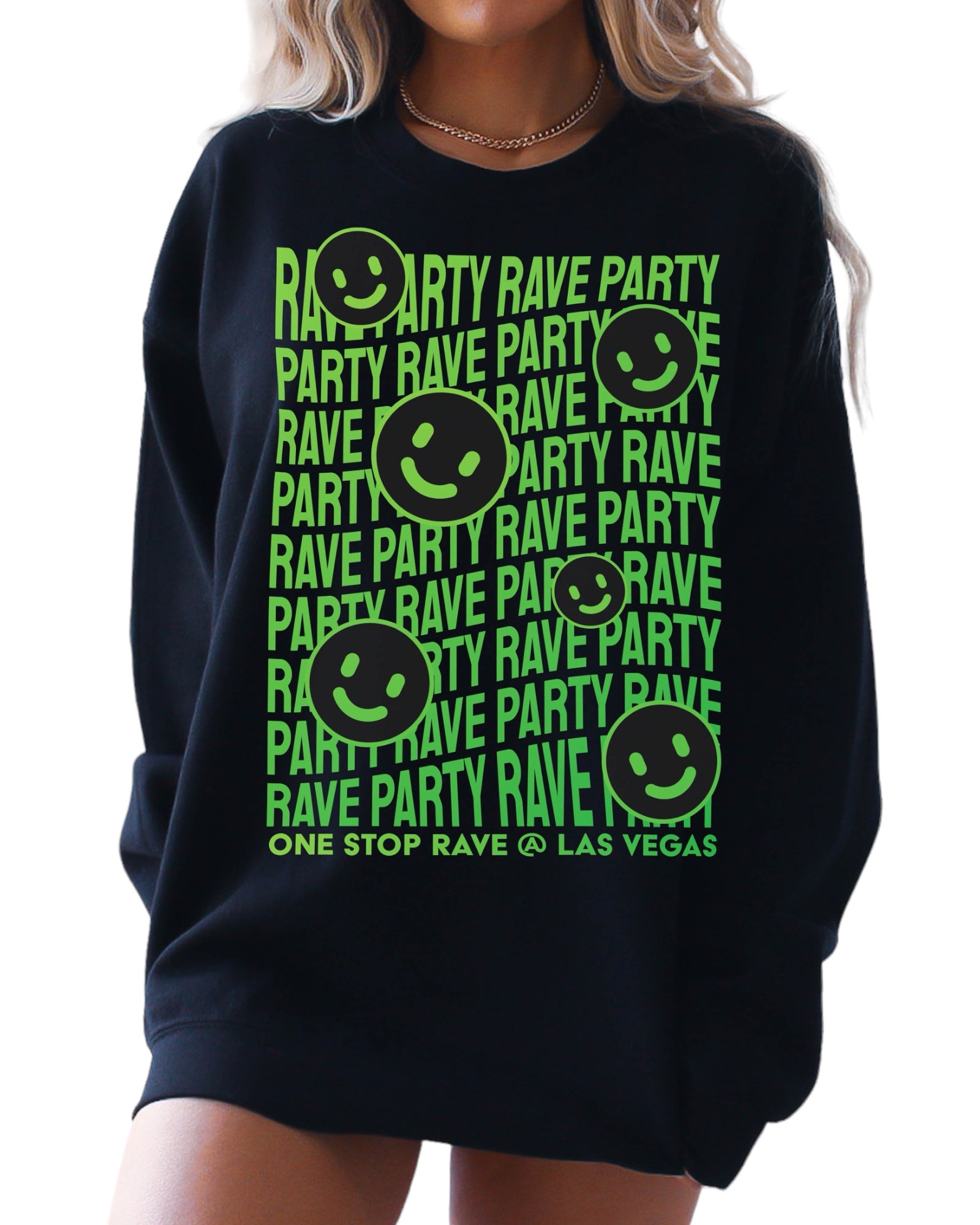 Sweat-shirt de fête rave