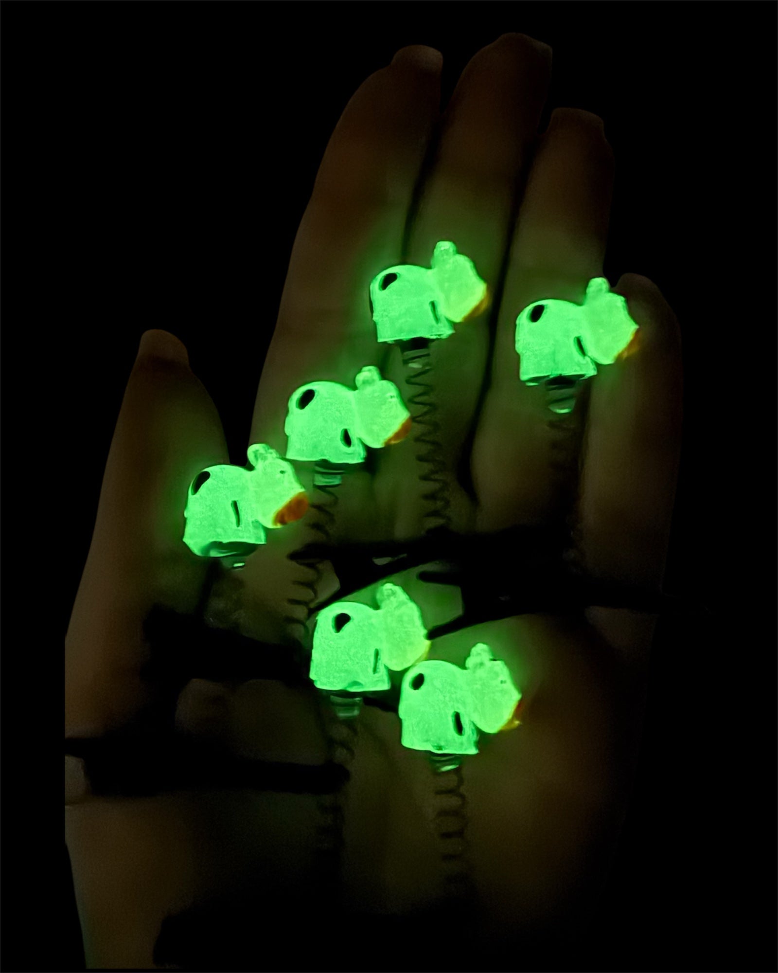 Cow Glow Sprout Clips 6-PC Set