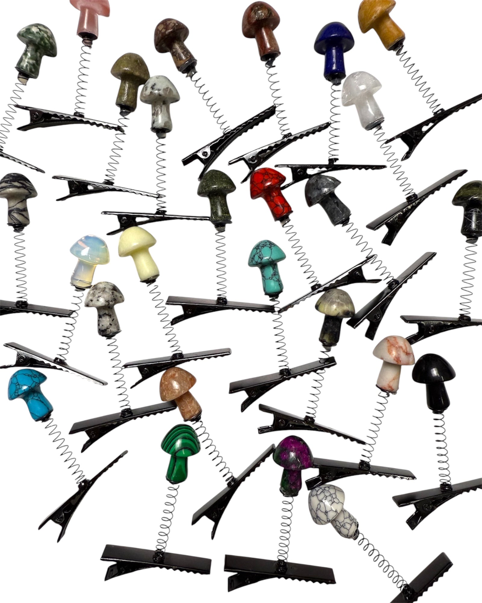 Crystal Mushroom Assorted Sprout Clips 6-PC Set