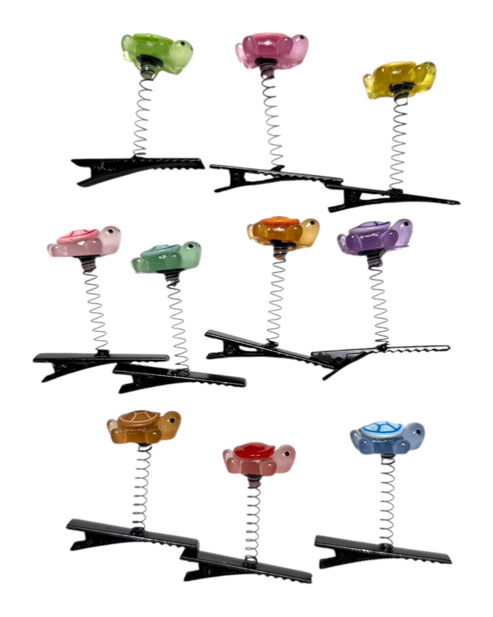 Turtle Assorted Glow Sprout Clips 6-PC Set