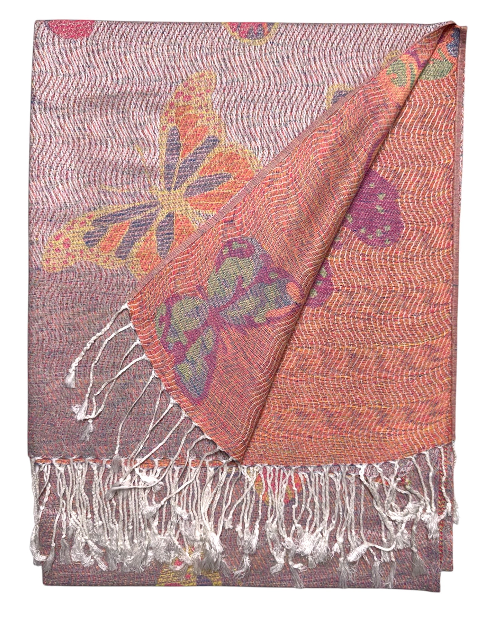 Blush Butterfly Flutter Rave Pashmina