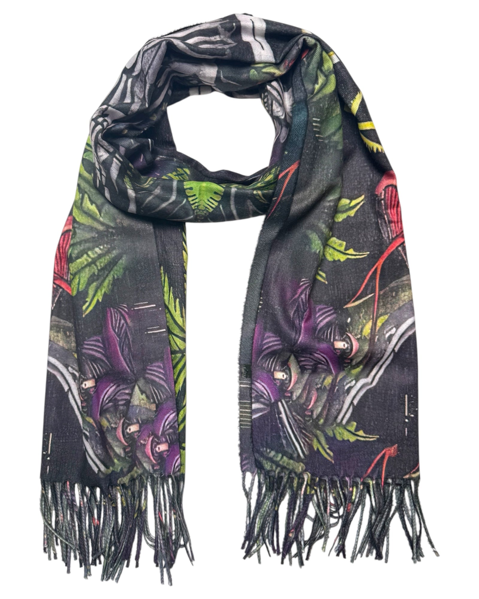 Astro Skeleton Rave Pashmina