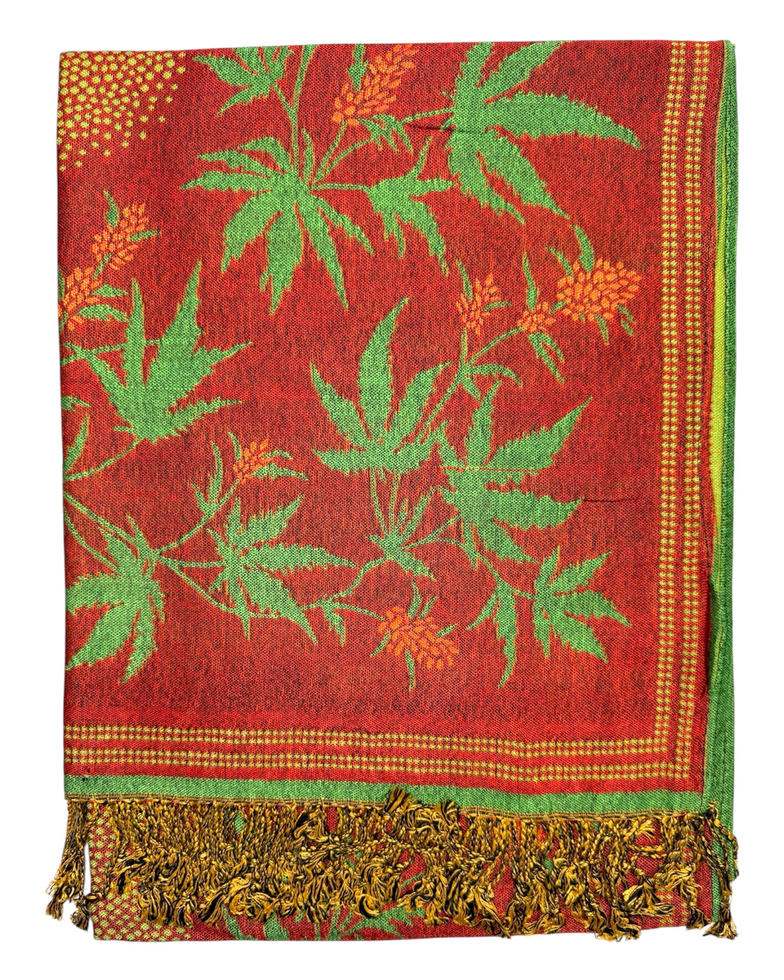 Pashmina reversible Red Blaze Rave