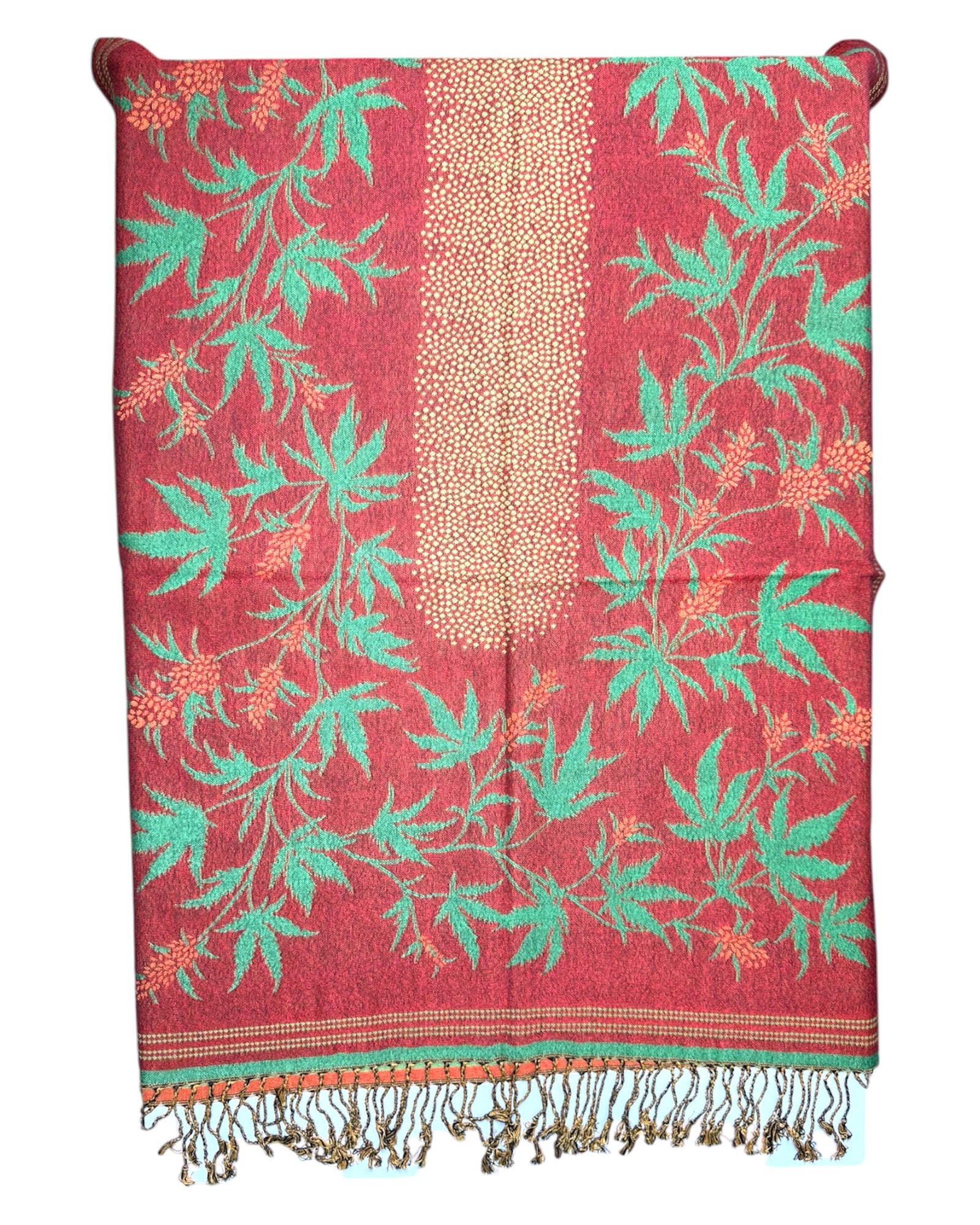Pashmina reversible Red Blaze Rave