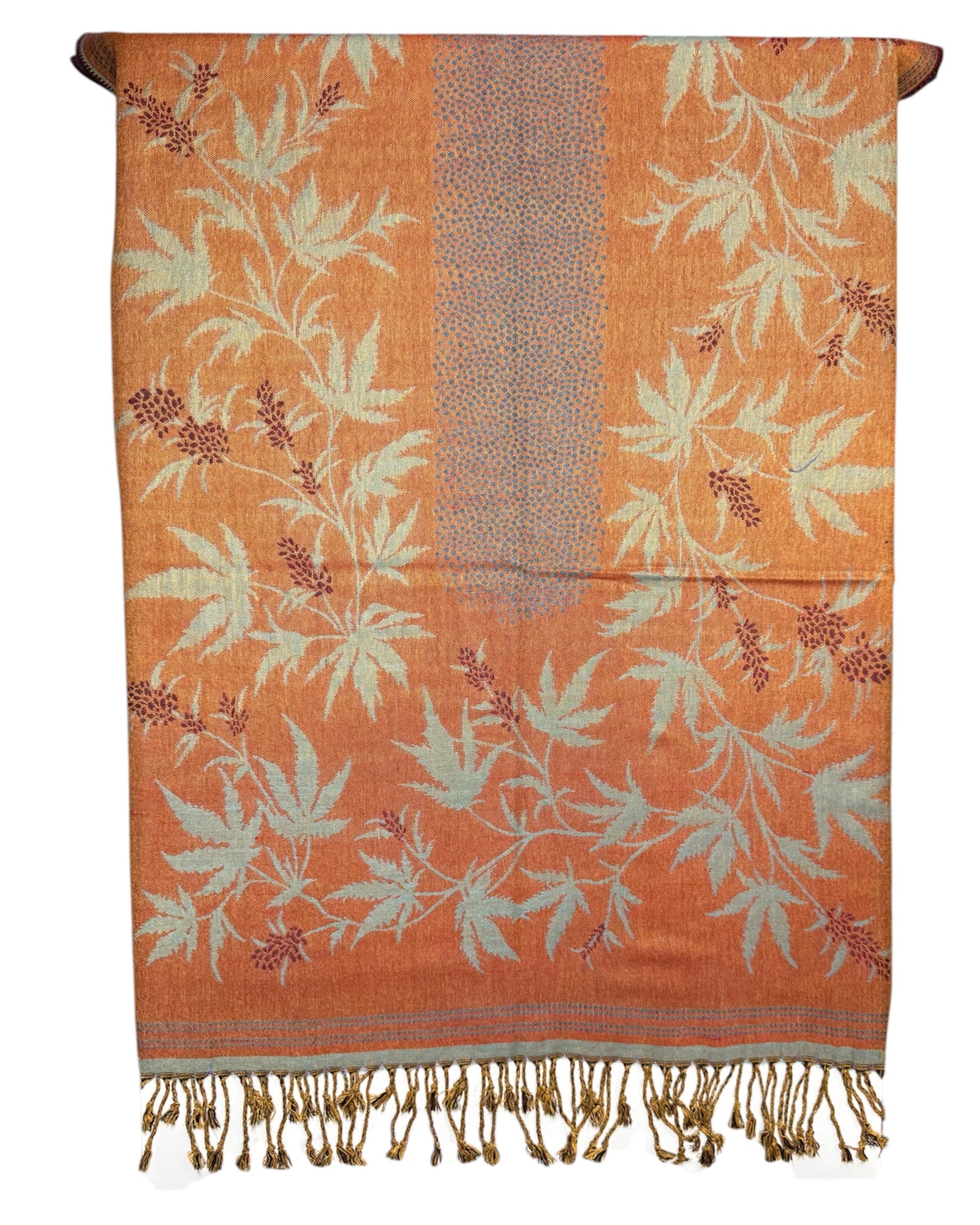 Blue Blaze Reversible Rave Pashmina