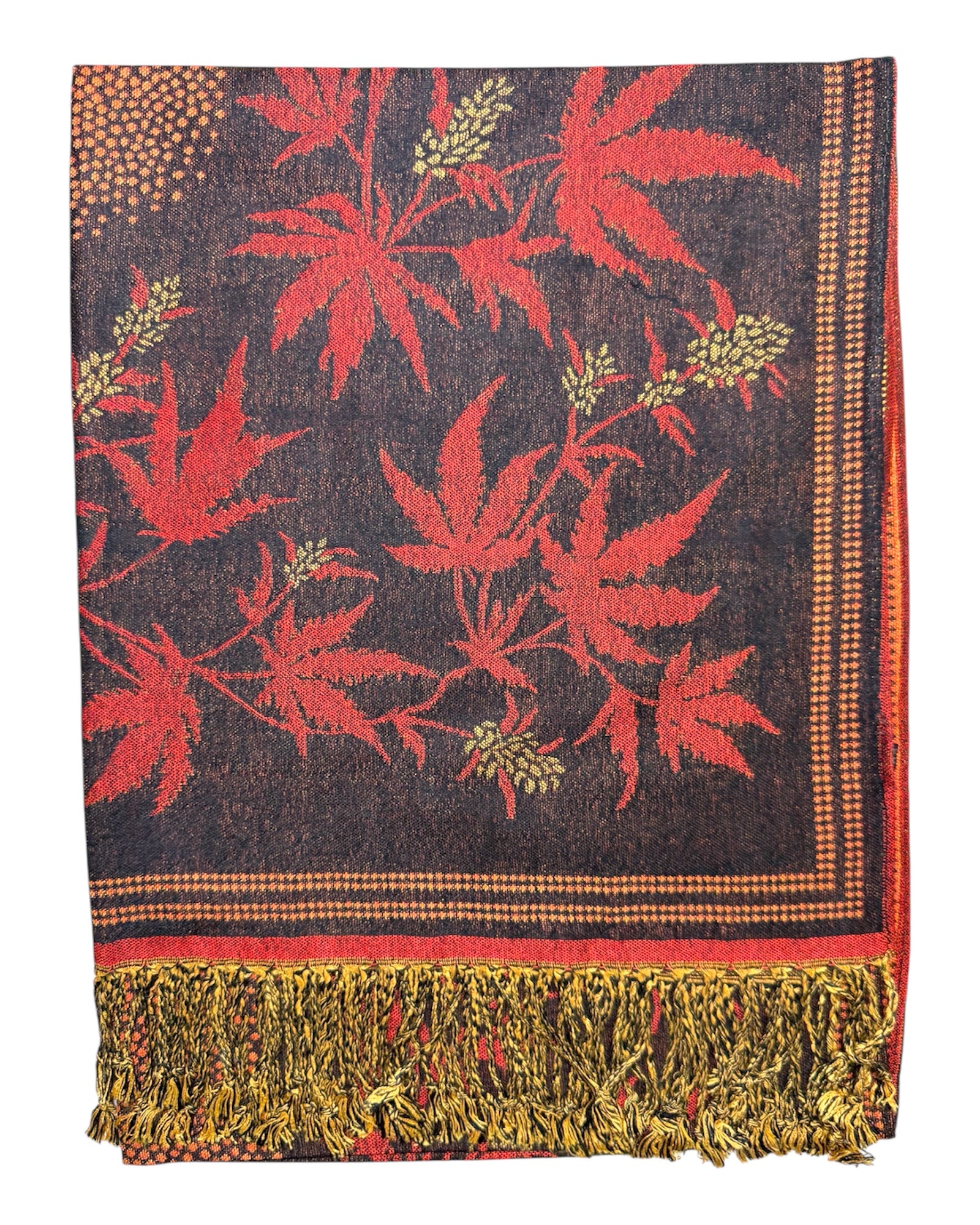 Black Blaze Reversible Rave Pashmina