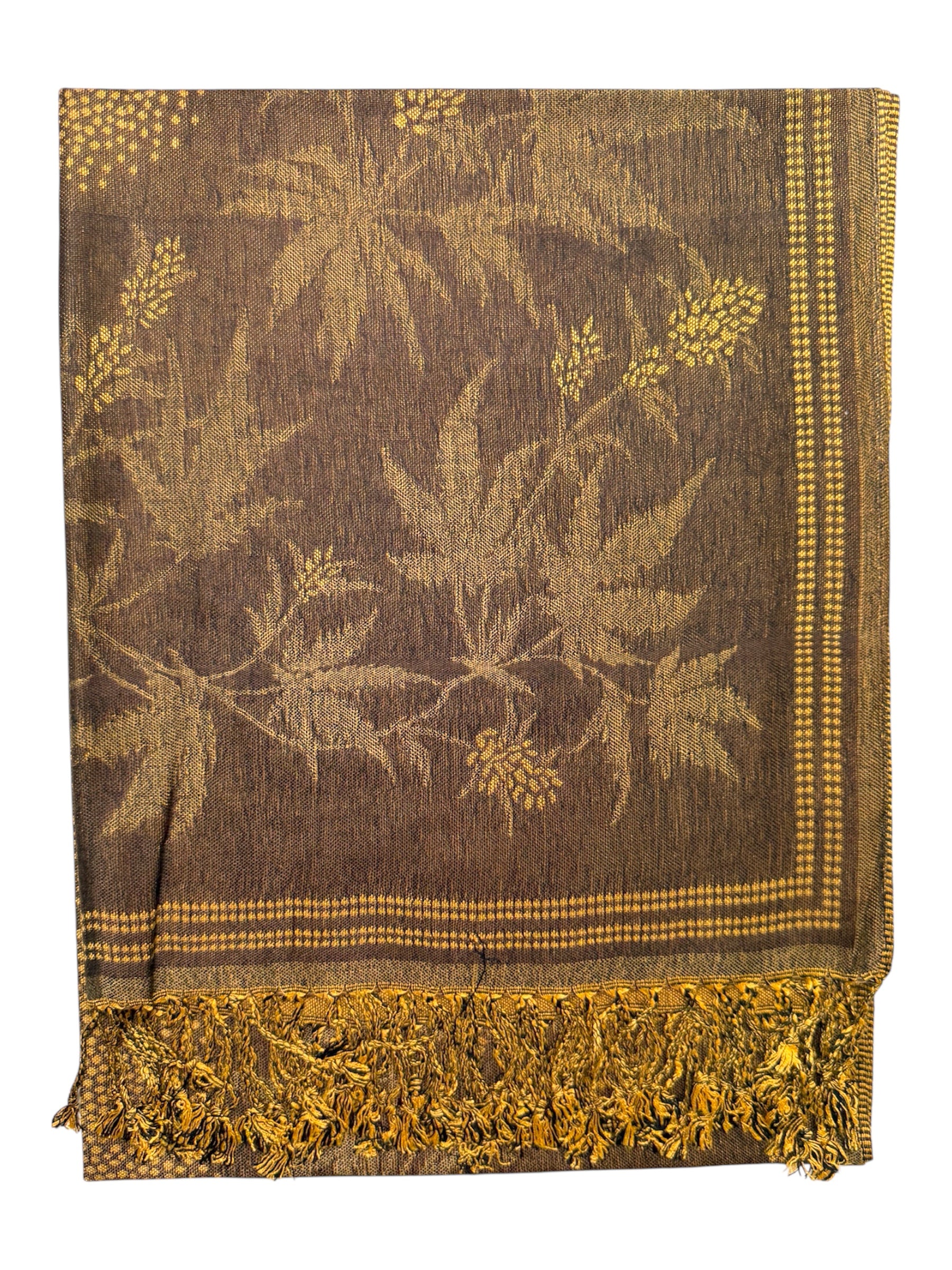 Earthy Blaze Reversible Rave Pashmina