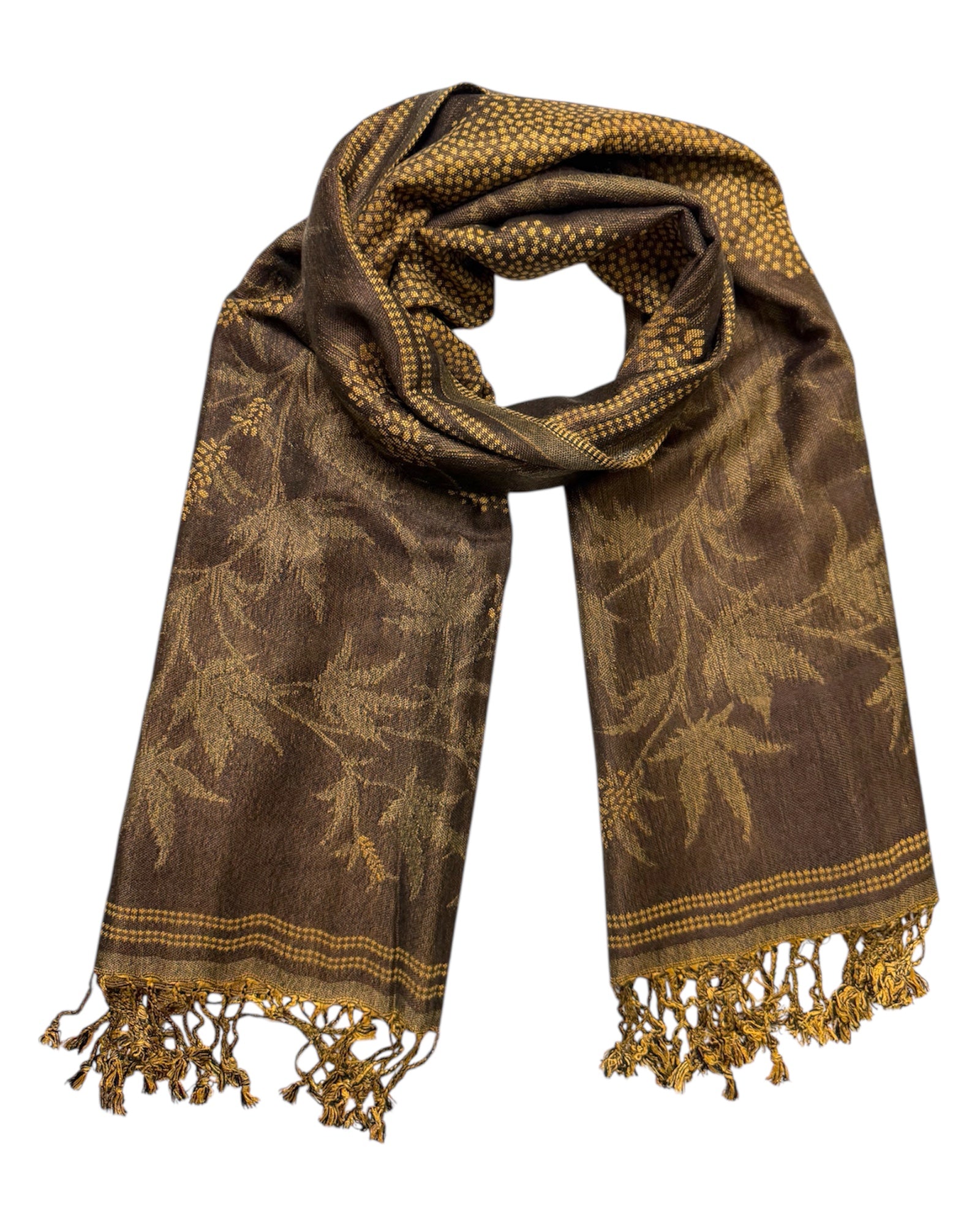 Earthy Blaze Reversible Rave Pashmina