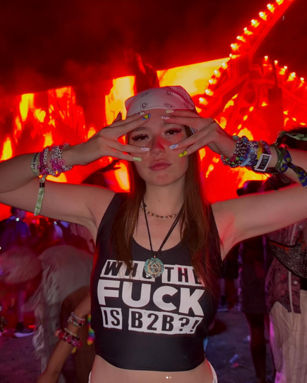 Who TF Is B2B?! Crop Top