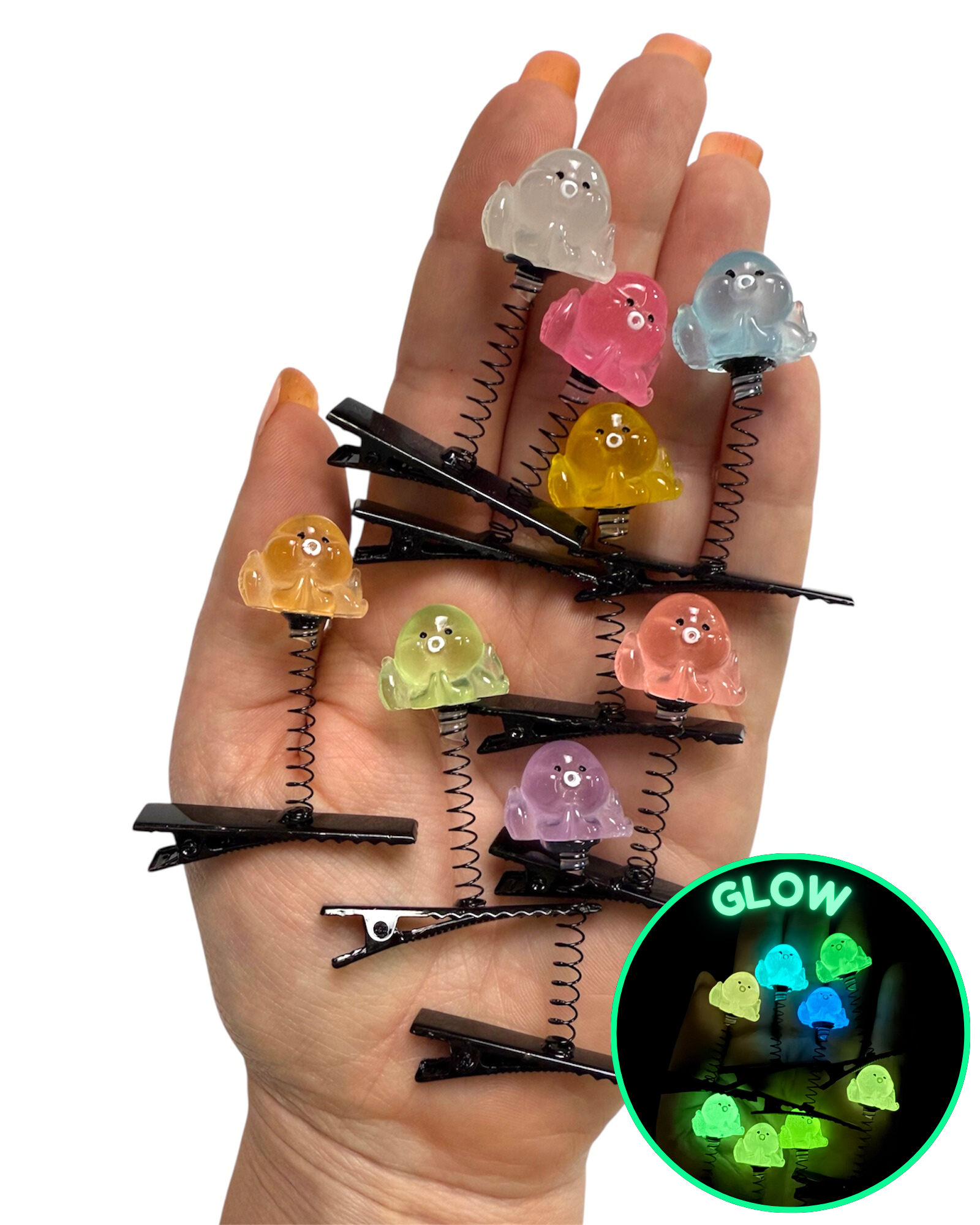 Squid UV Sprout Clips 8-PC Set