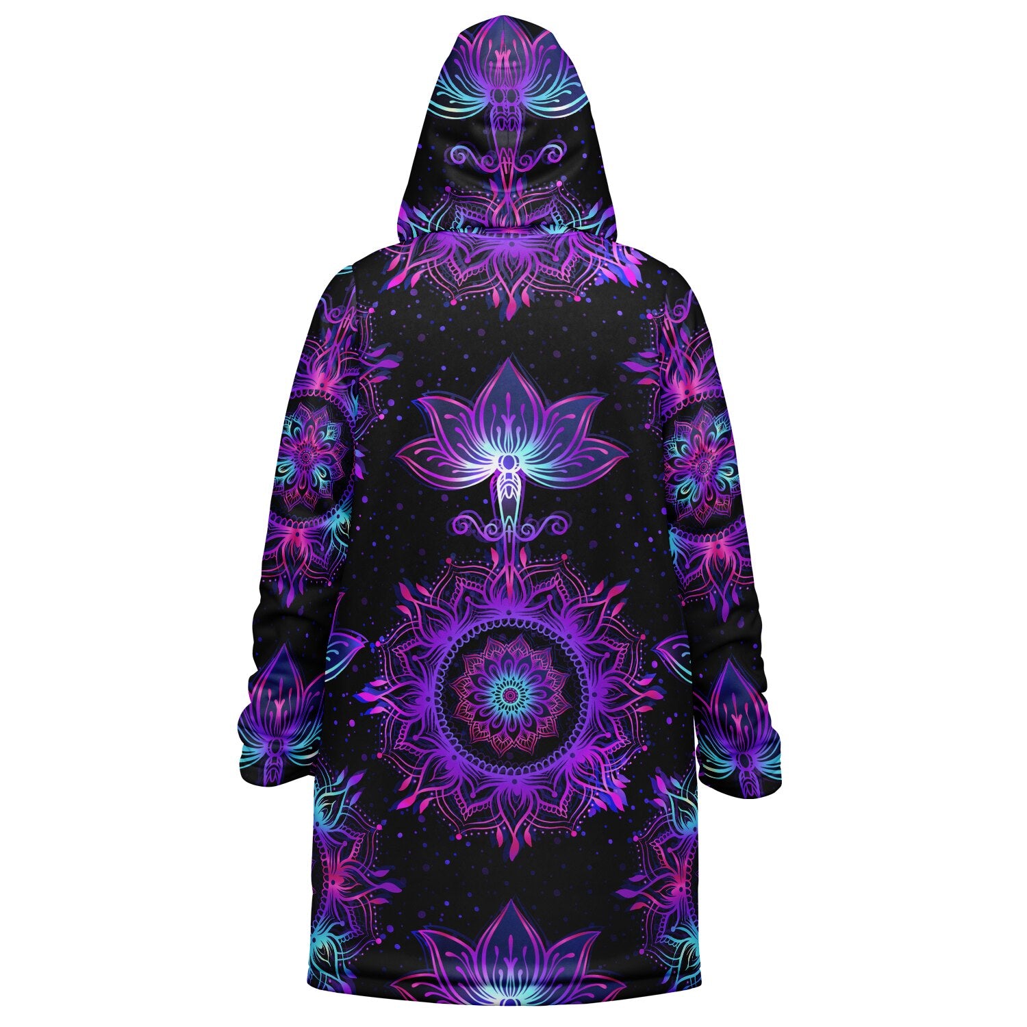 Starlight Mandala Zipper Plush Cloak