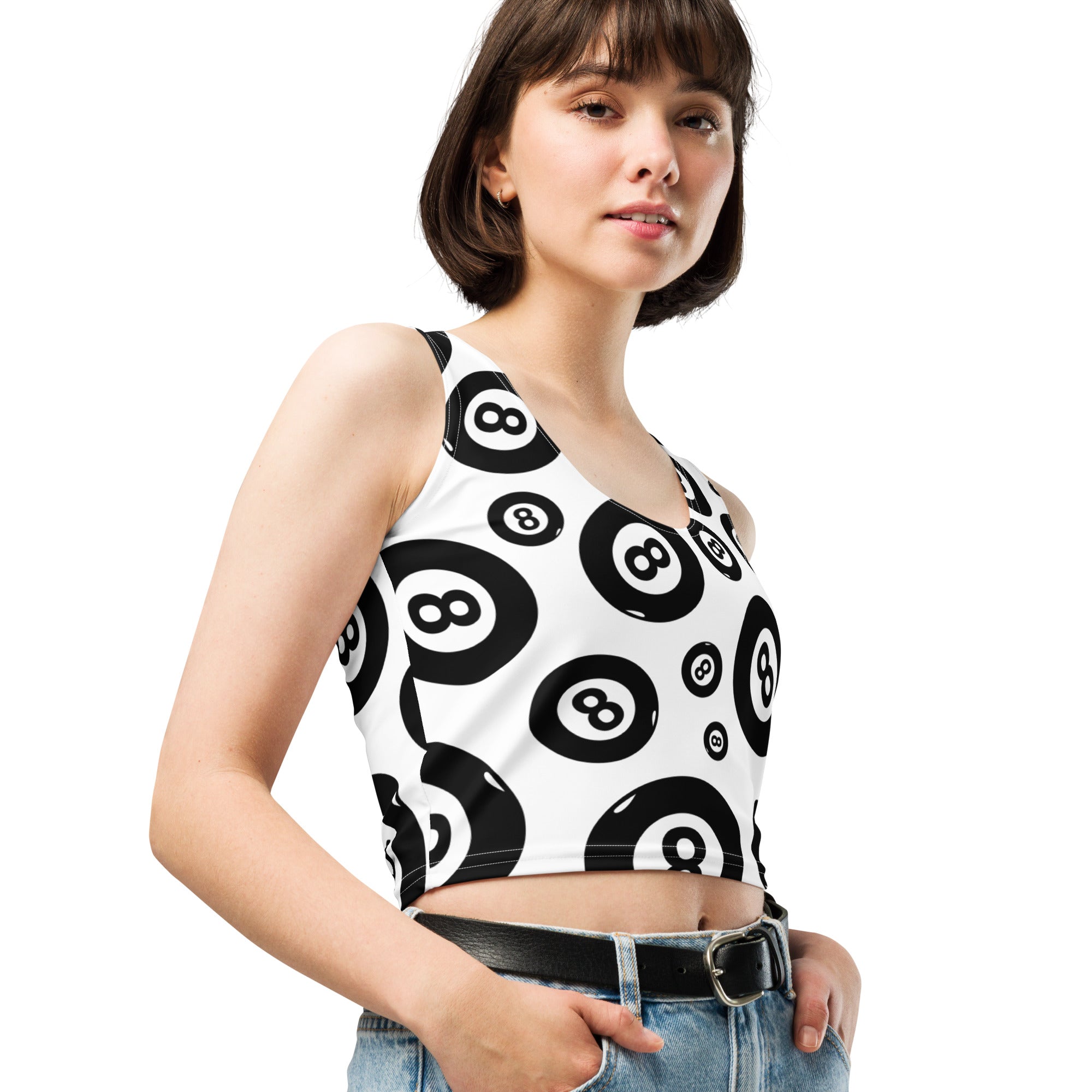 Eight Ball Crop Top